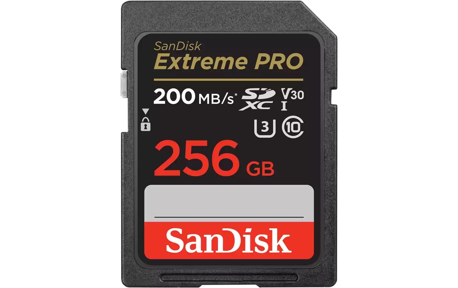 SanDisk EXTREME PRO Speichergerät – 256 GB, SDXC UHS-I, Klasse 10