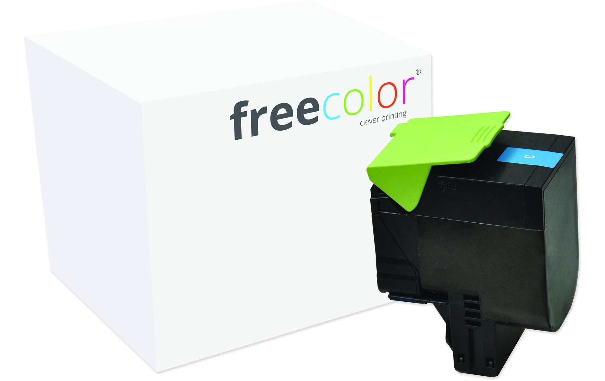 Freecolor Free Color – Toner 70C2H00 – Cyan, 3000 Seiten – für Lexmark CS 410