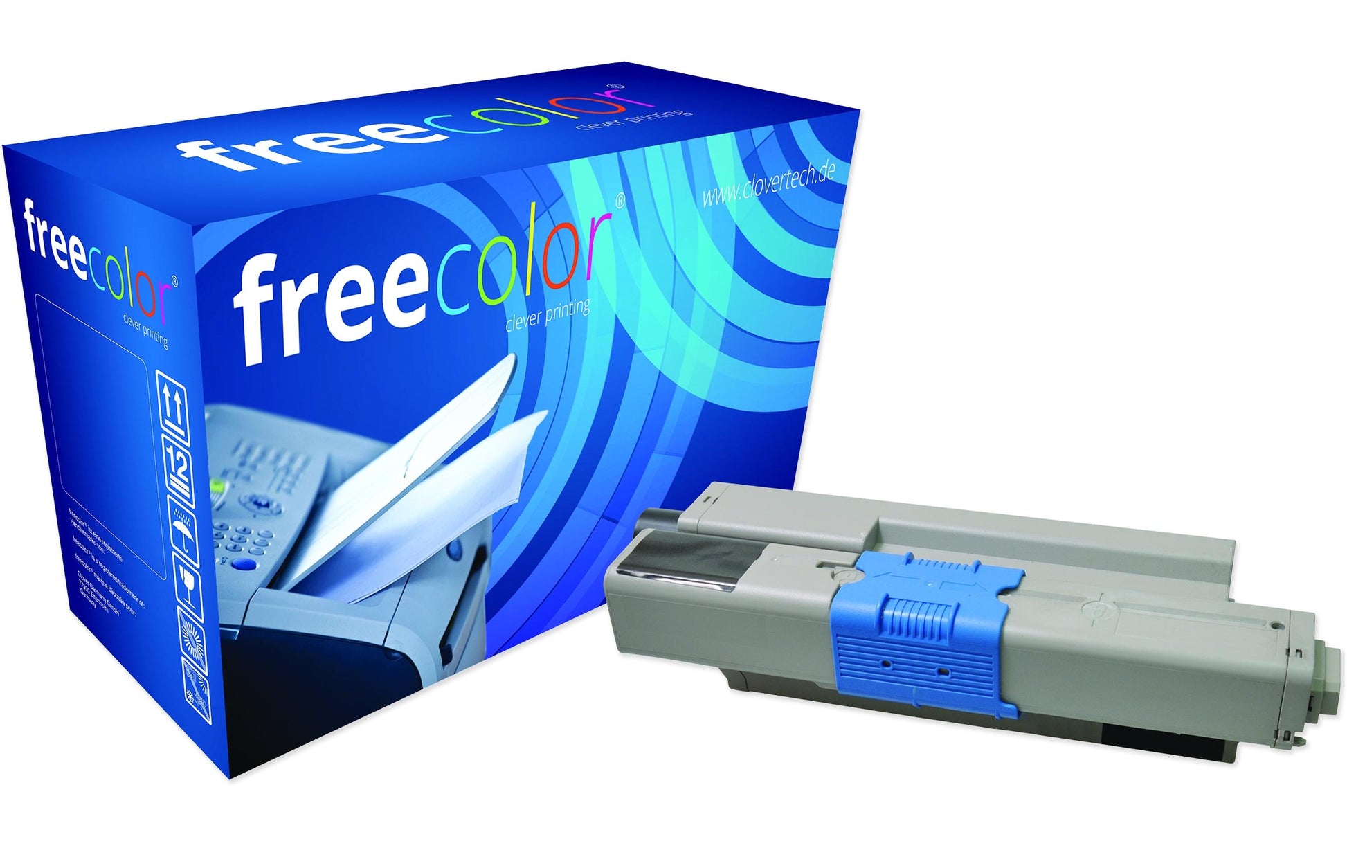 Freecolor Toner 44469xxx – schwarz, 3500 Seiten – für OKI C310/C330/C331 und andere