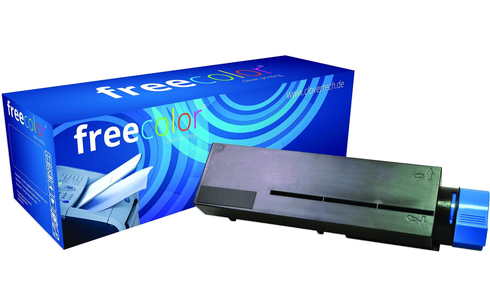 Freecolor Toner 44574702 – schwarz, 3000 Seiten – für OKI B 411/B 431/MB 461 und andere
