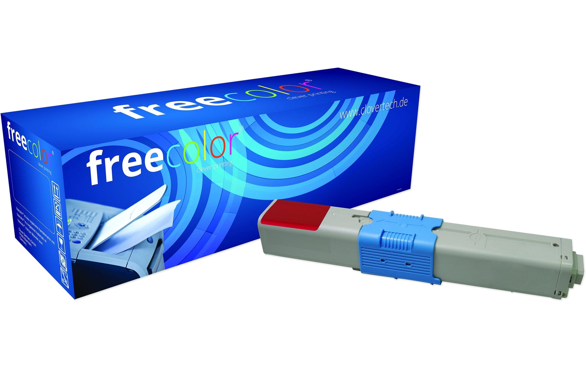 Freecolor Toner 4497353x – magenta, 1500 Seiten – für OKI C301/C321/MC332 und andere