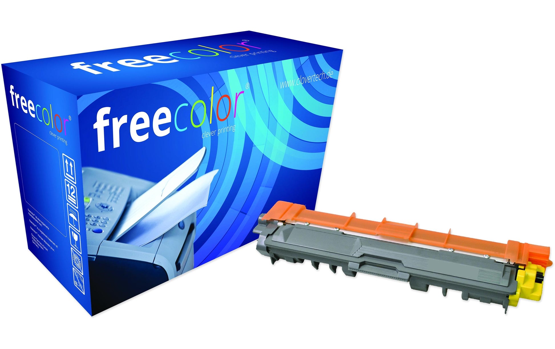 Freecolor TN241 (TN241Y) Gelber Toner – Kompatibel – 1'400 Seiten – für Brother MFC-9140 CDN/MFC-9340 CDW
