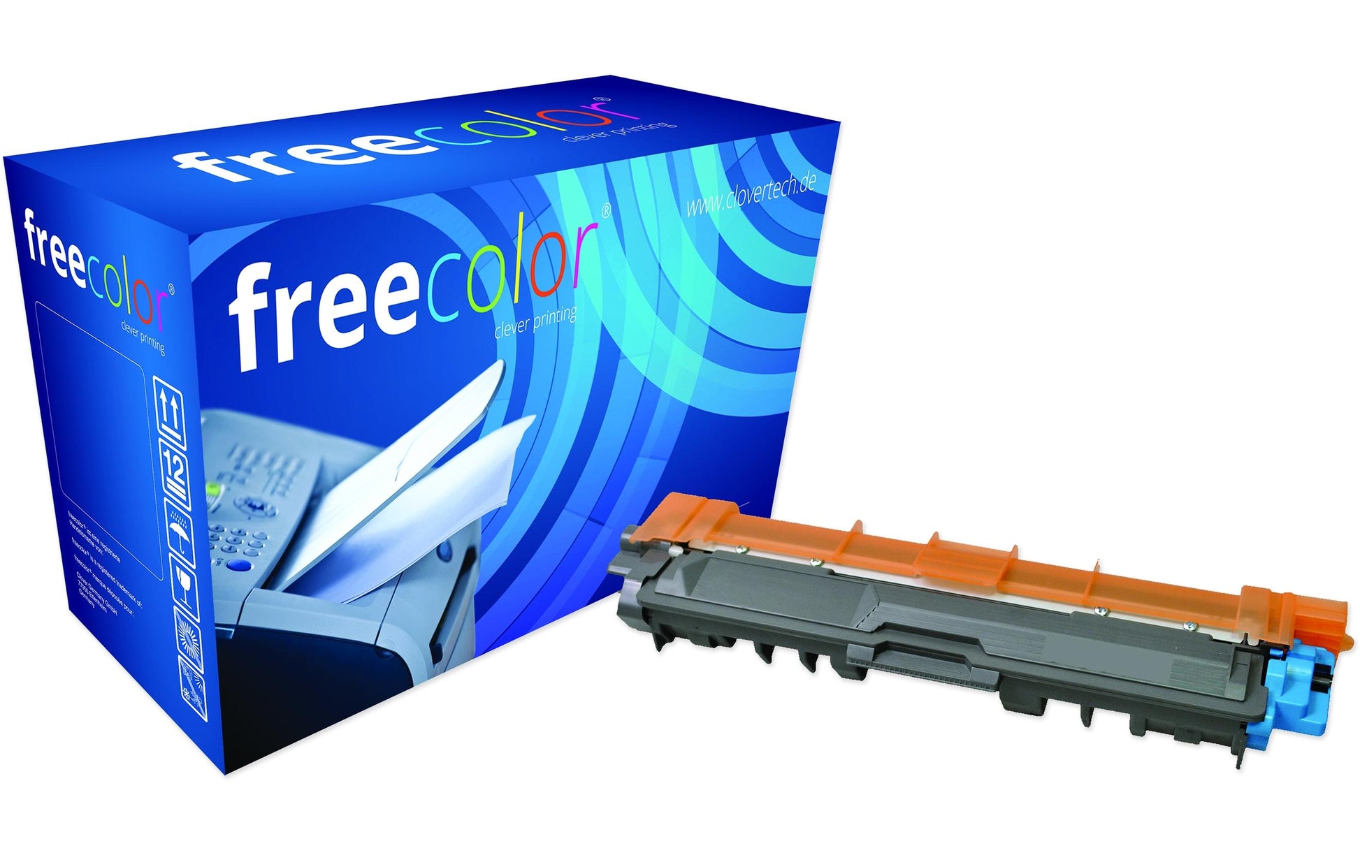 Freecolor Toner TN245C – cyan, 2200 Seiten – für Brother MFC-9140 CDN/MFC-9340 CDW/HL-3150 CDW und andere