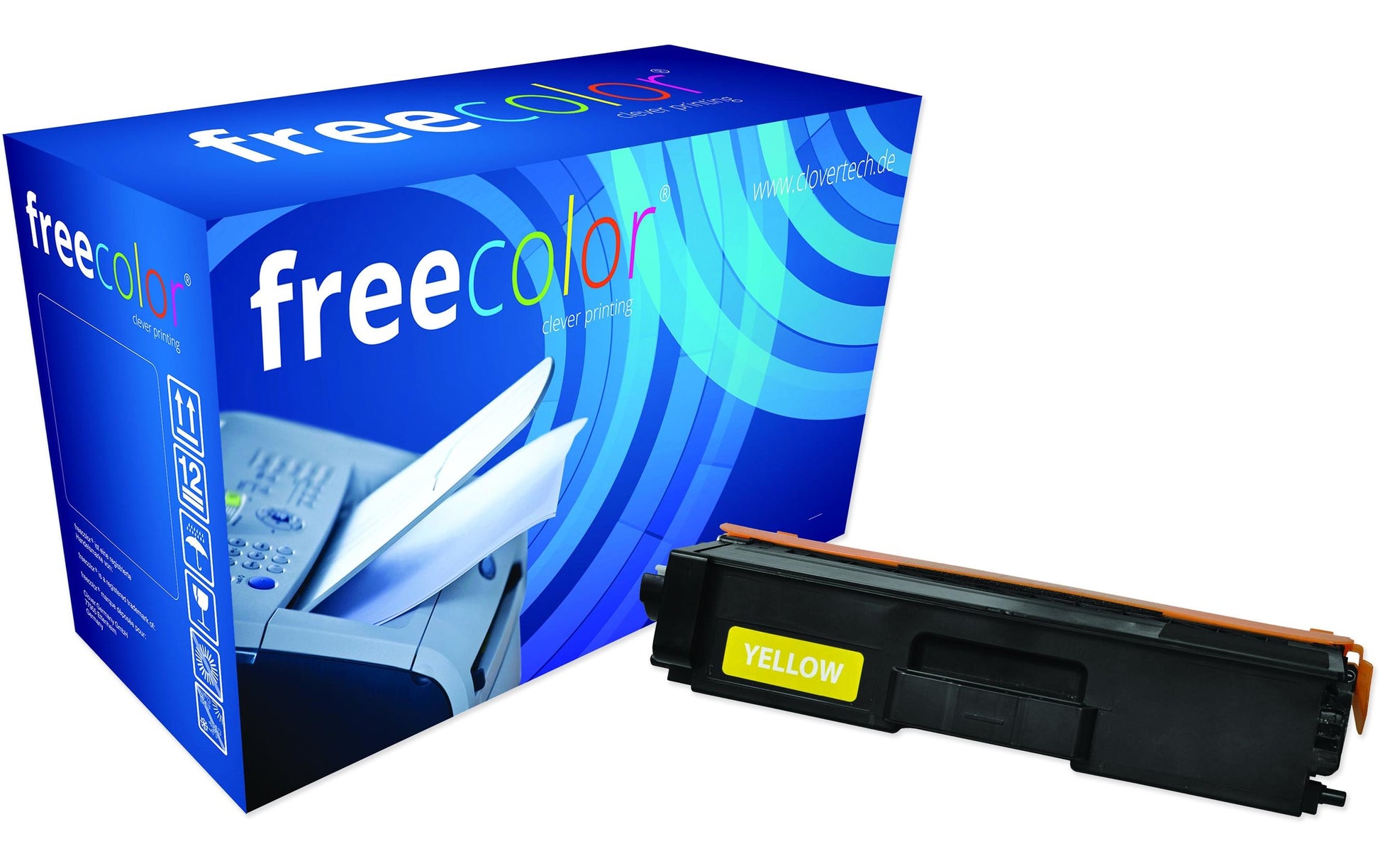 Freecolor Toner TN321Y – Gelb, 1500 Seiten – für Brother DCP-L 8400 CDN, DCP-L 8450 CDW, HL-L 8250 CDN und andere