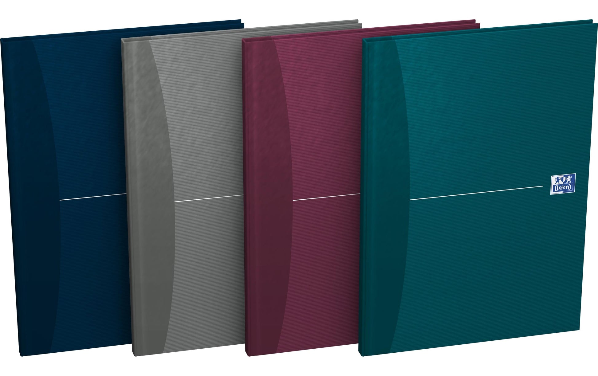 Oxford Notizbuch, A4, kariert 5 mm, Fadenheftung, Karton, 192 Seiten, 90 g/m² – sortiert