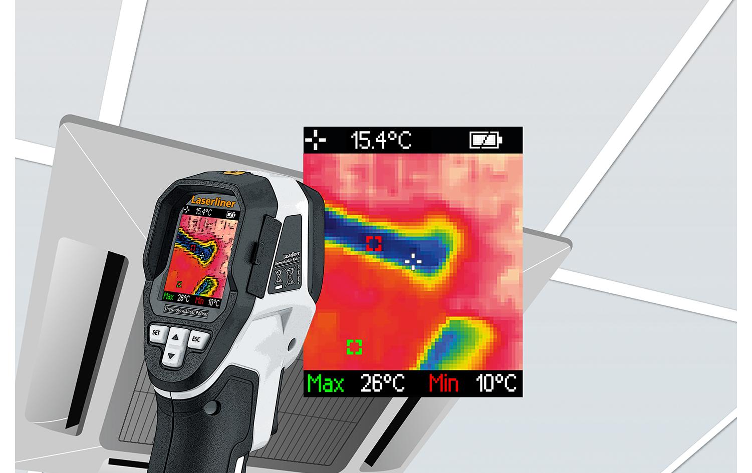 Laserliner ThermoVisualizer Pocket Wärmebildkamera – -20 bis +650 °C