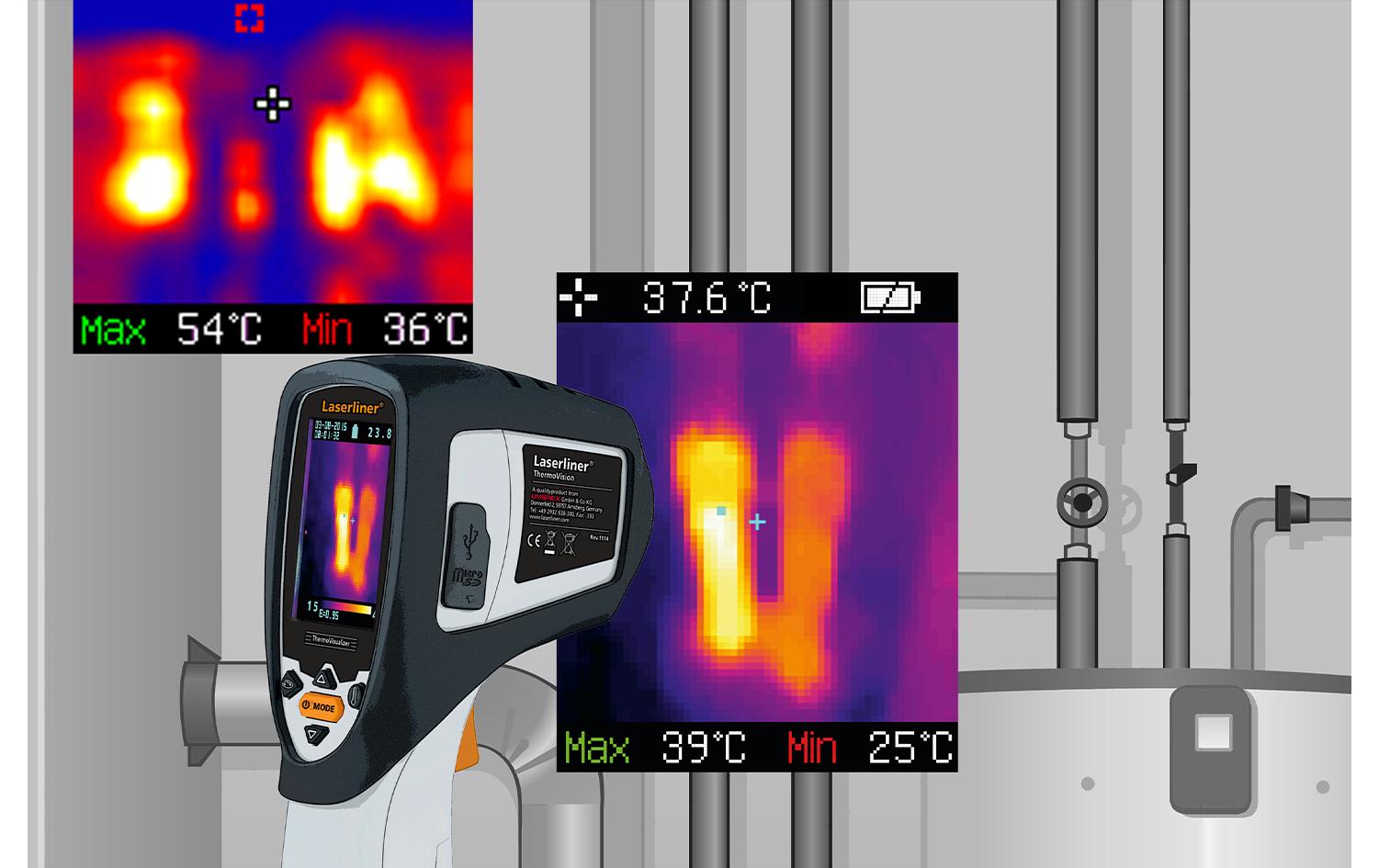 Laserliner ThermoVisualizer Pocket Wärmebildkamera – -20 bis +650 °C