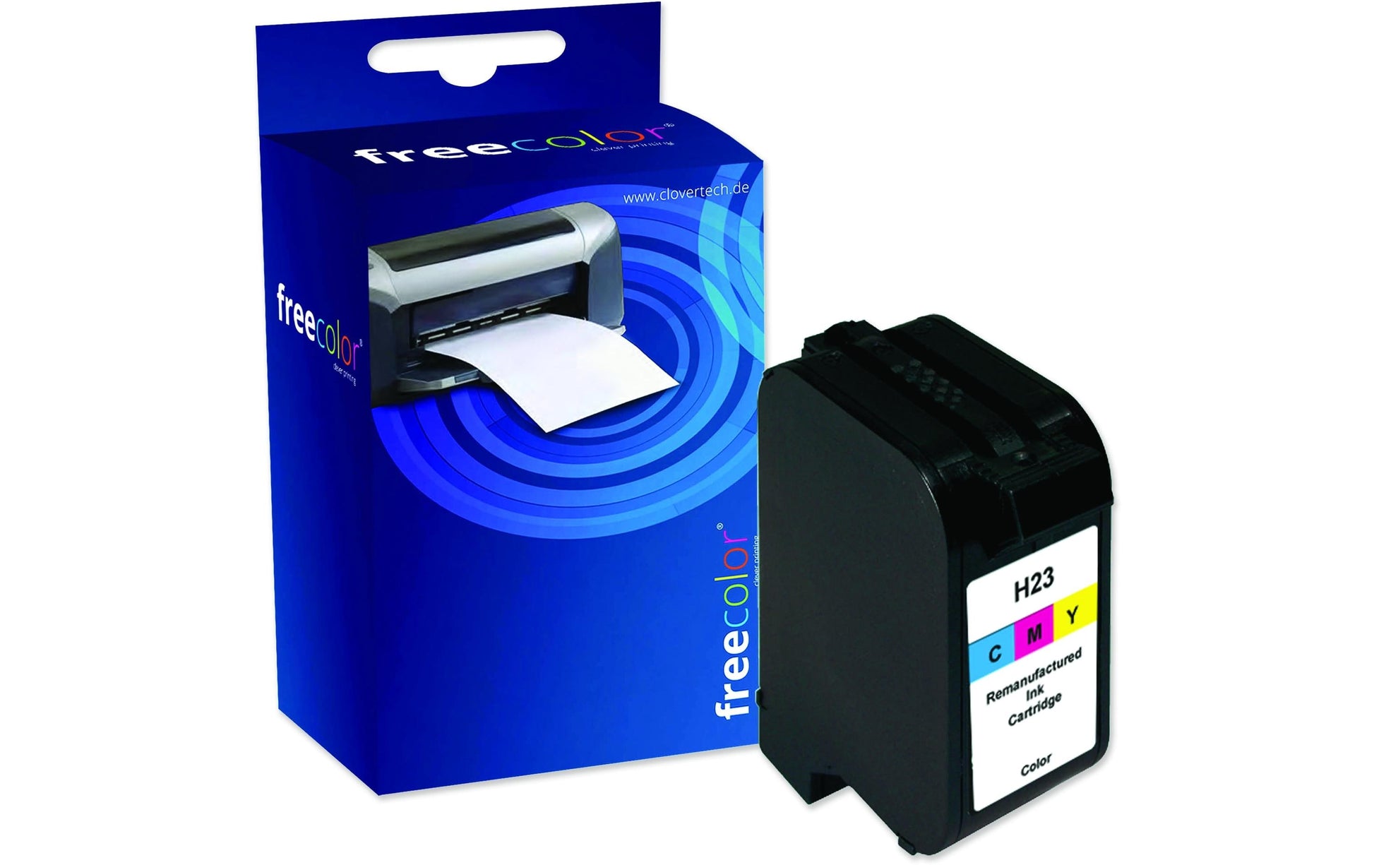 Freecolor 23D Dreifarbig Tintenpatrone (Kompatibel) – für HP DeskJet 1120/1125/1180 …