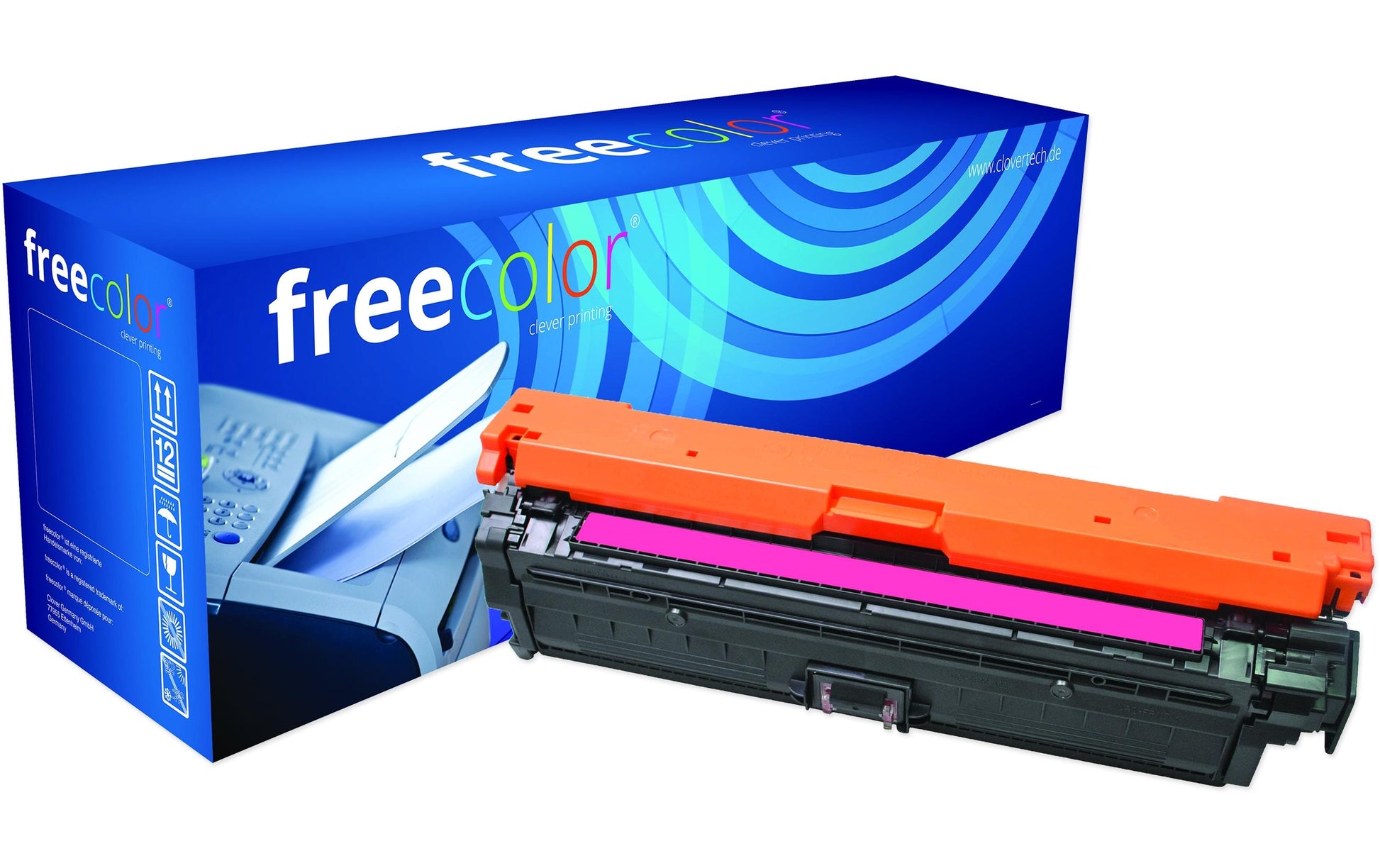 Freecolor Toner CE270 – magenta, 15000 Seiten – für HP CP 5525/M750/CP 5520 und andere