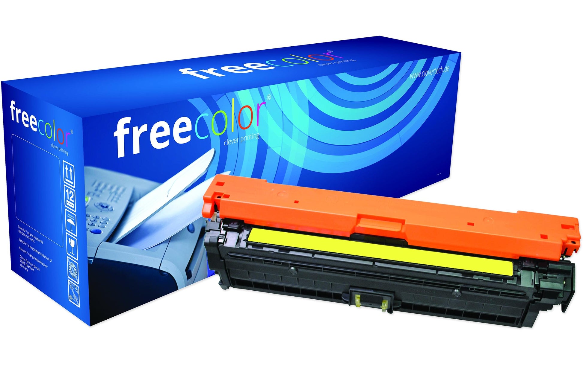 Freecolor Toner CE740 – gelb, 7000 Seiten – für HP Color LaserJet CP 5225