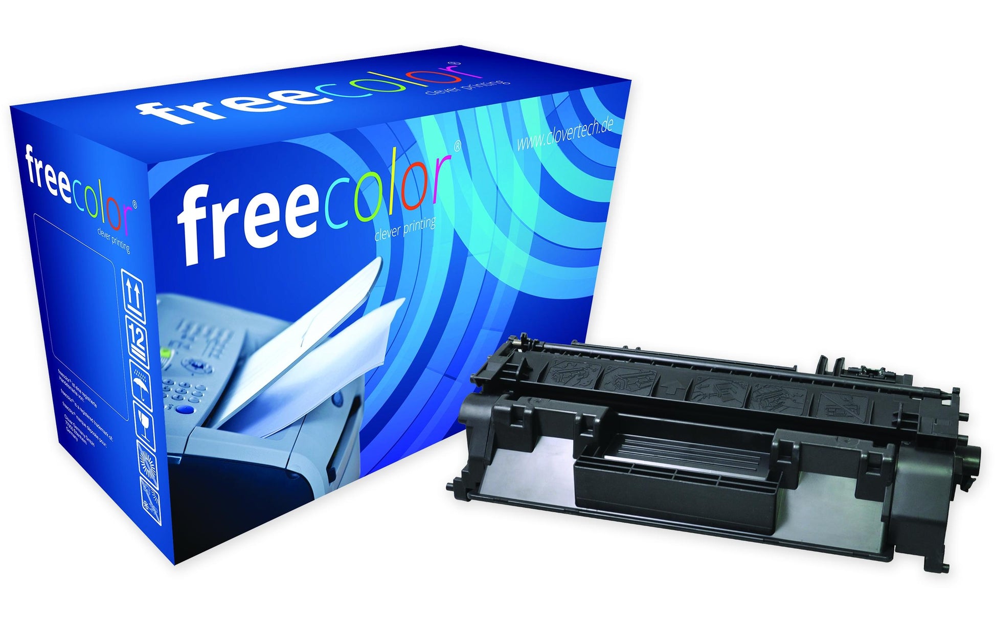 Freecolor 505A (CE505A) Schwarz Toner – Kompatibel – 2'300 Seiten – für HP LaserJet P2055/P2035/P2050 und andere