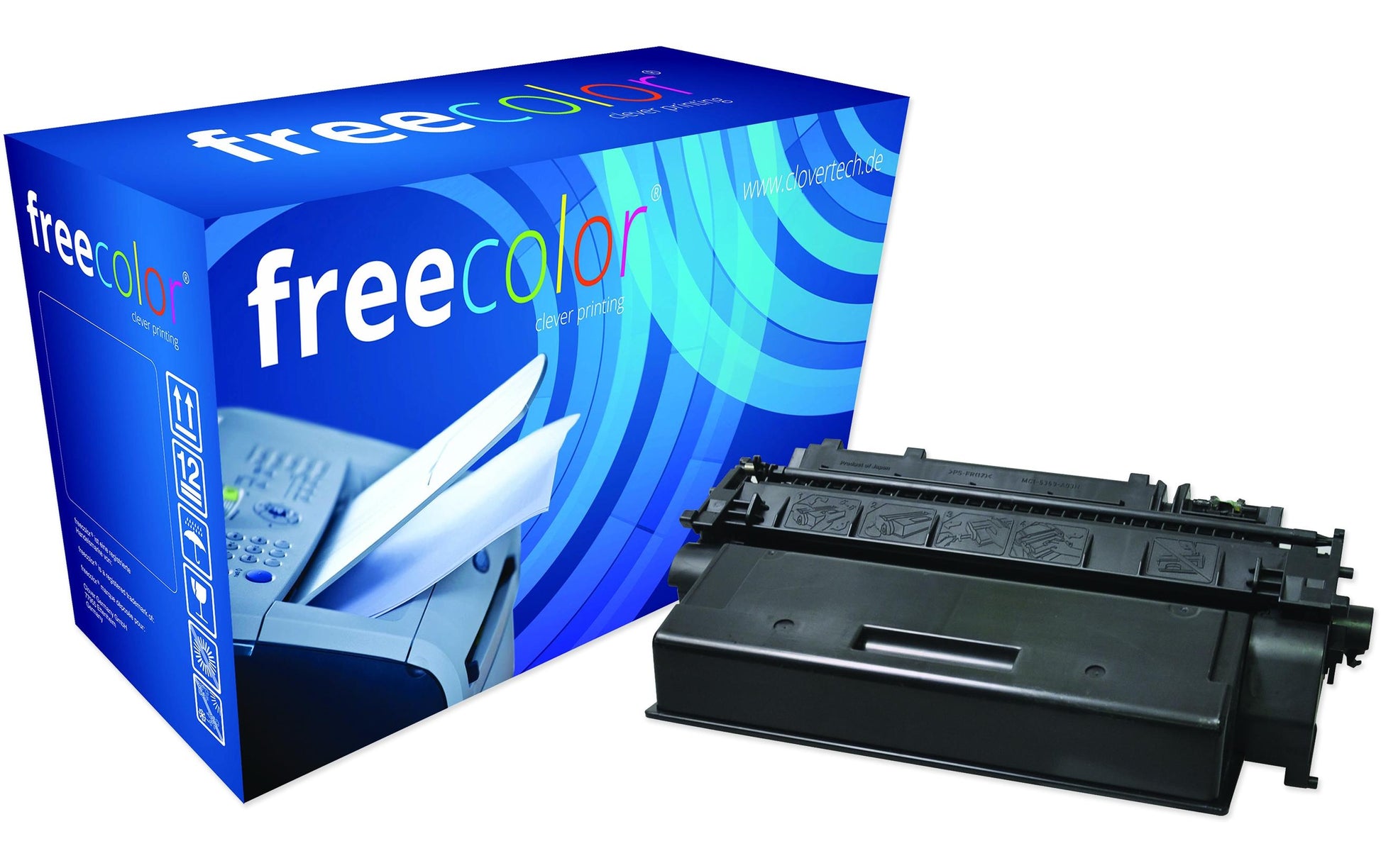 Freecolor Toner CE505X – schwarz, 13000 Seiten – für HP LaserJet P 2030 Serie, 2035, 2050 Serie und andere