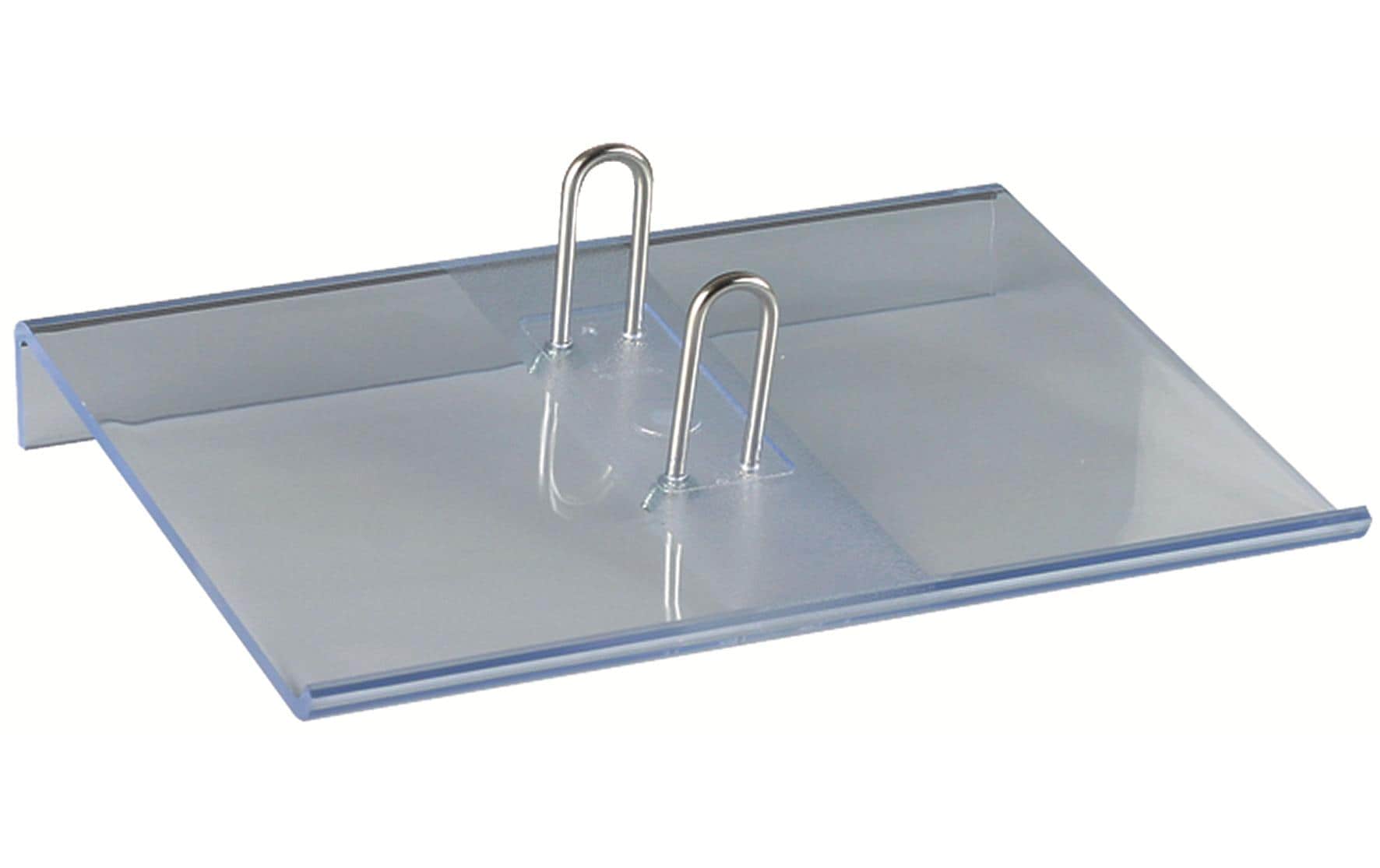 Simplex Kalendersockel – Kunststoff, Transparent, 125 × 175 mm – für Umlegeblöcke