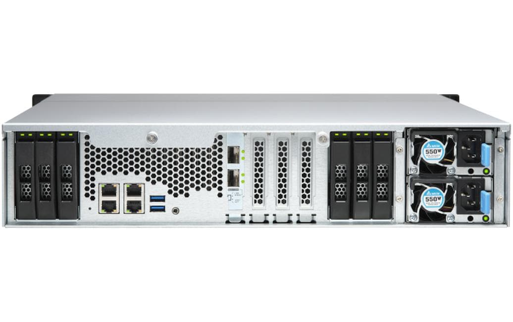 QNAP TS-h1886XU-RP-R2-D1622-32G NAS – 18 Einschübe, 2U
