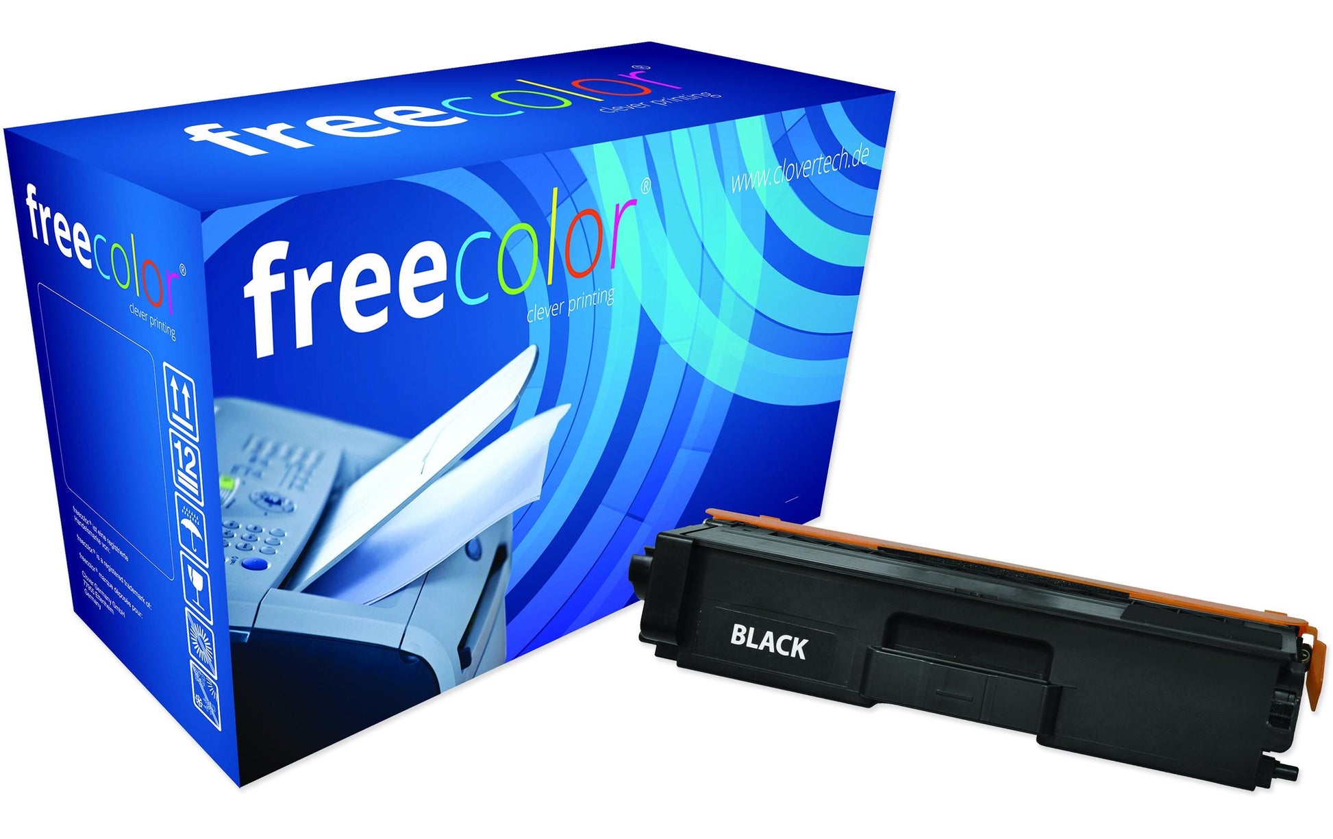 Freecolor TN326 (TN326BK) Schwarzer Toner – Kompatibel – 4'000 Seiten – für Brother DCP-L8400CDN und andere