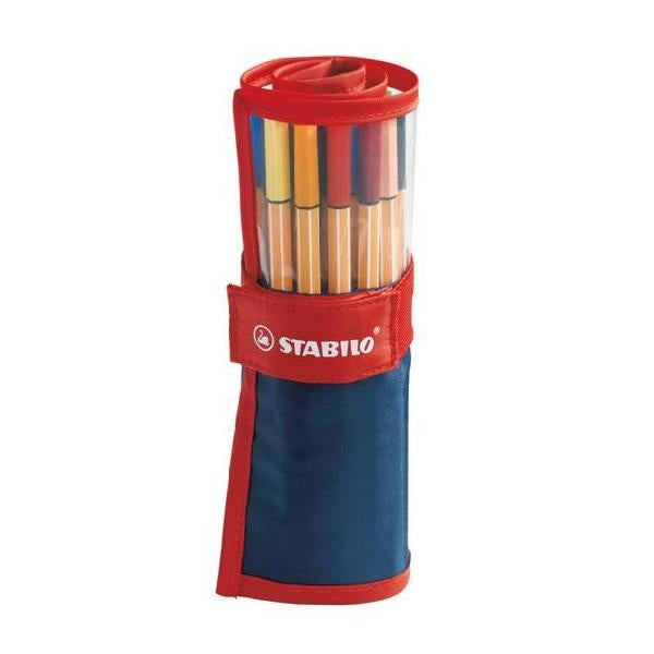 STABILO point 88 Fineliner Etui – 20 Stk., 0,4 mm, lichtbeständig