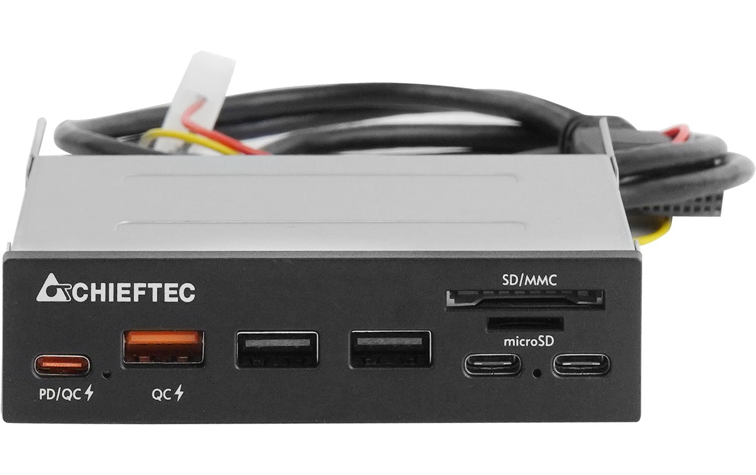 Chieftec CRD-908H Multiport-Adapter – USB-C, 2× USB-A, 2× USB-B, SD/microSD