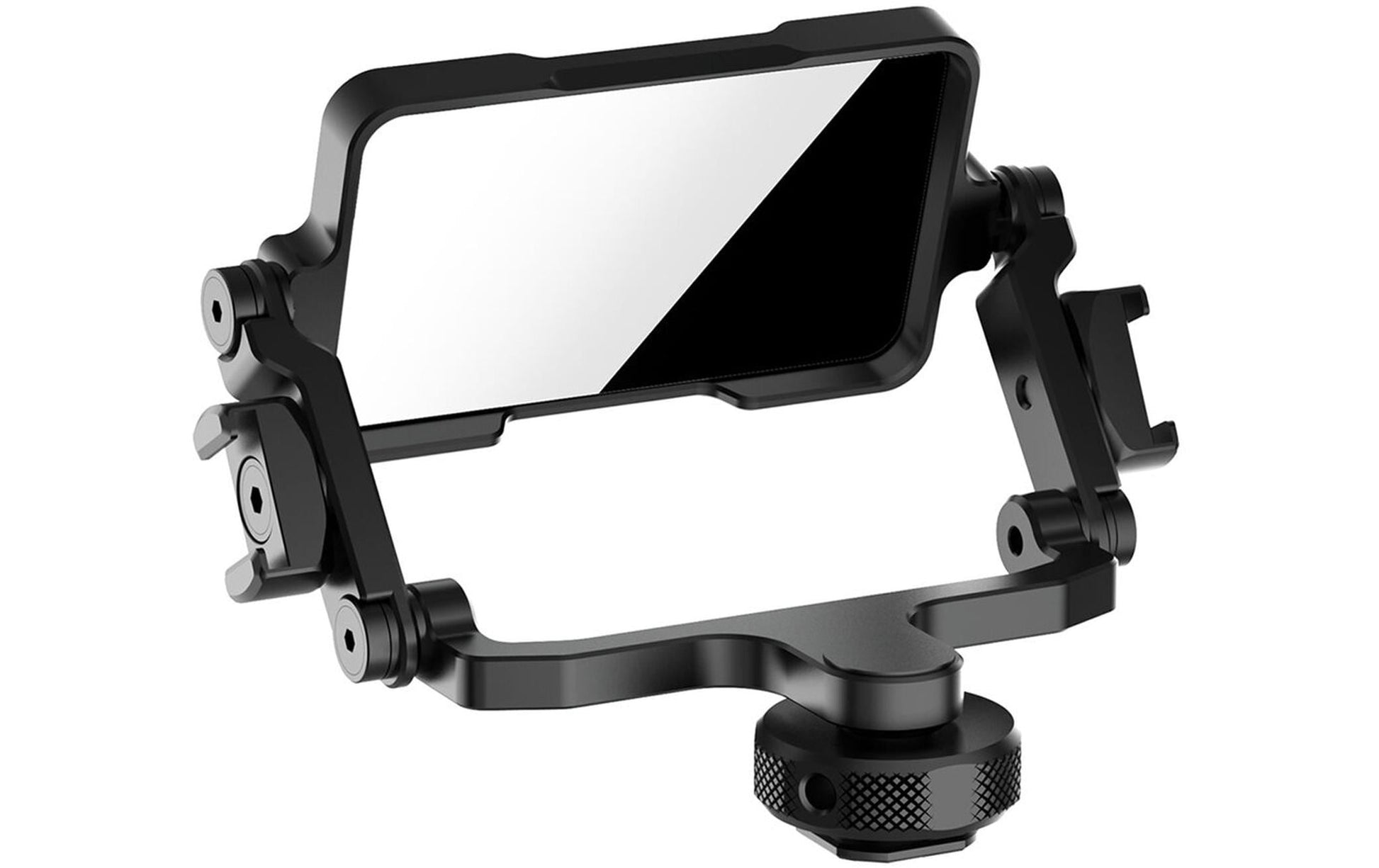 Ulanzi PT-14 – Spezial-Zubehör – Flip Mirror Spiegel für Vlog, 1/4"-Gewinde, Acryl/Aluminium, Schwarz