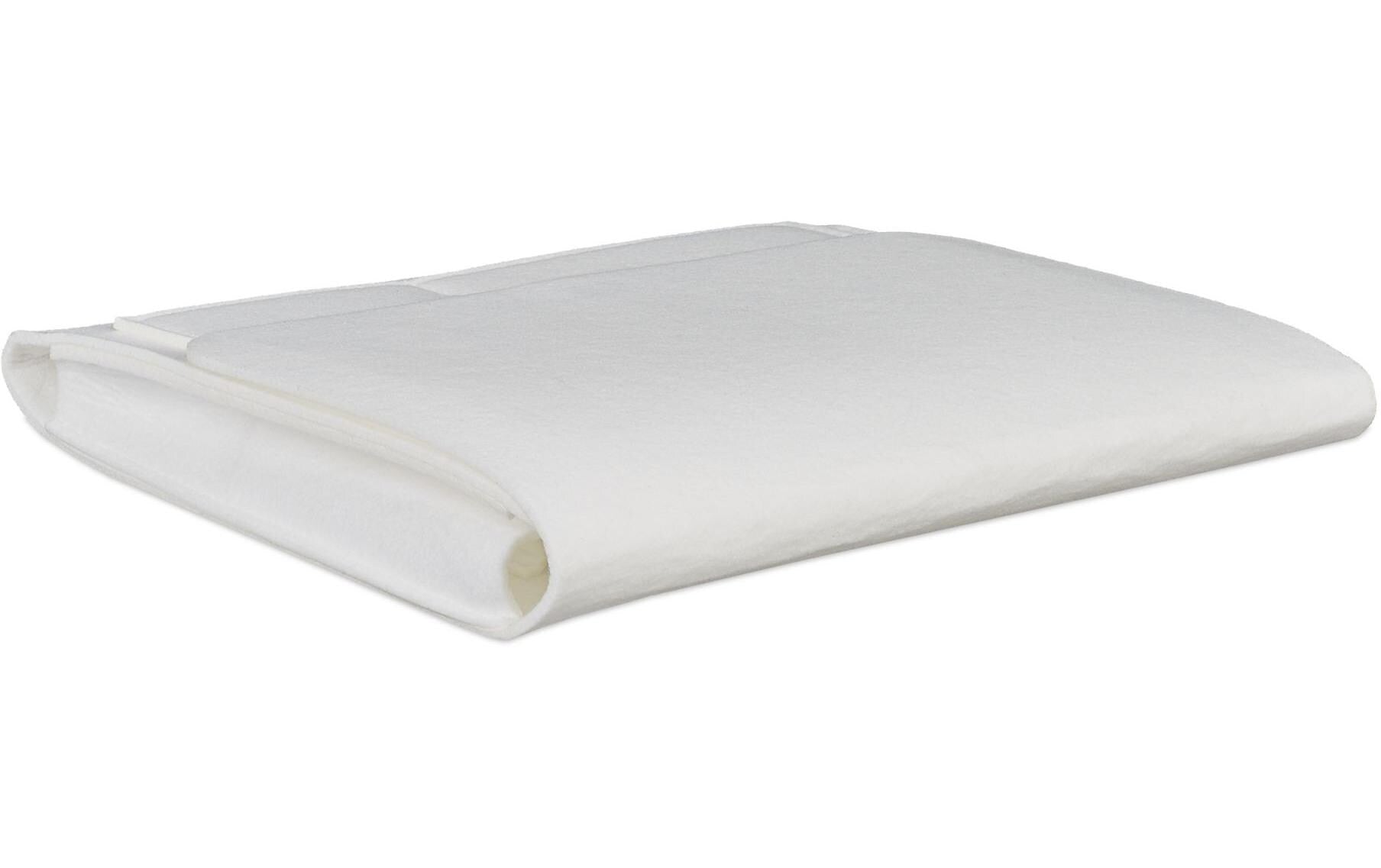 Relaxdays Aufbewahrungsbox – Filz – Weiss – 5 Fächer – 280 × 260 × 50 mm