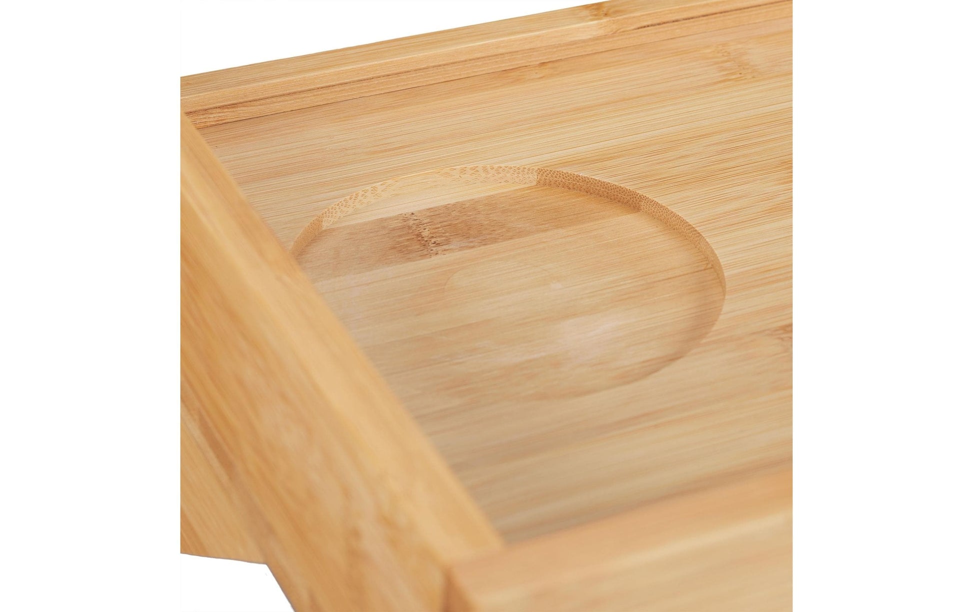 Relaxdays Aufbewahrungsbox – Bambus – Natur – 350 × 95 × 230 mm