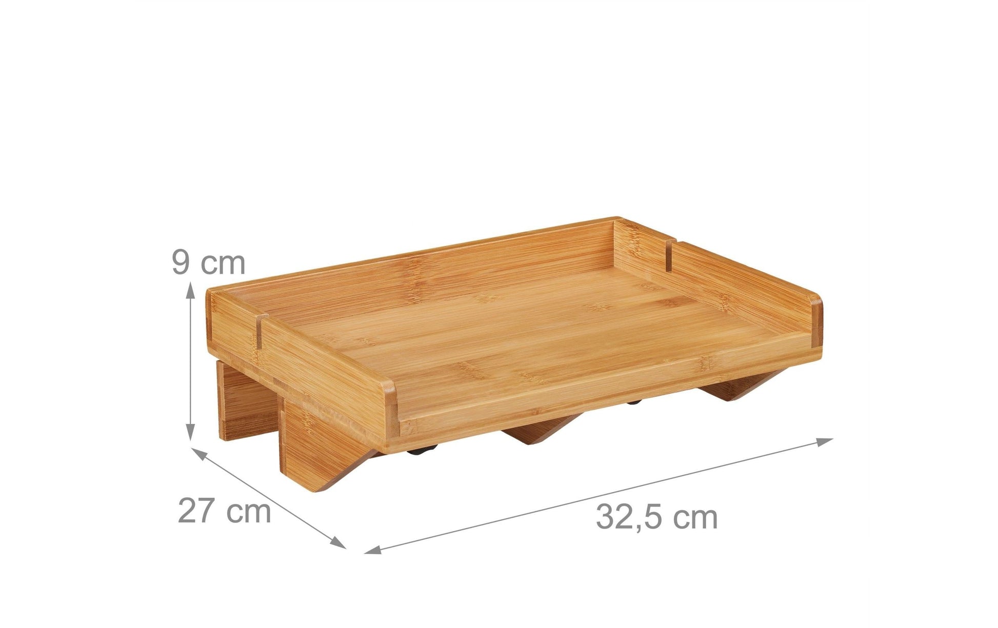 Relaxdays Ablageschale – Natur – 350 × 95 × 230 mm