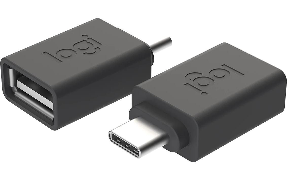 Logitech USB-C (Stecker) auf USB (Buchse) Adapter