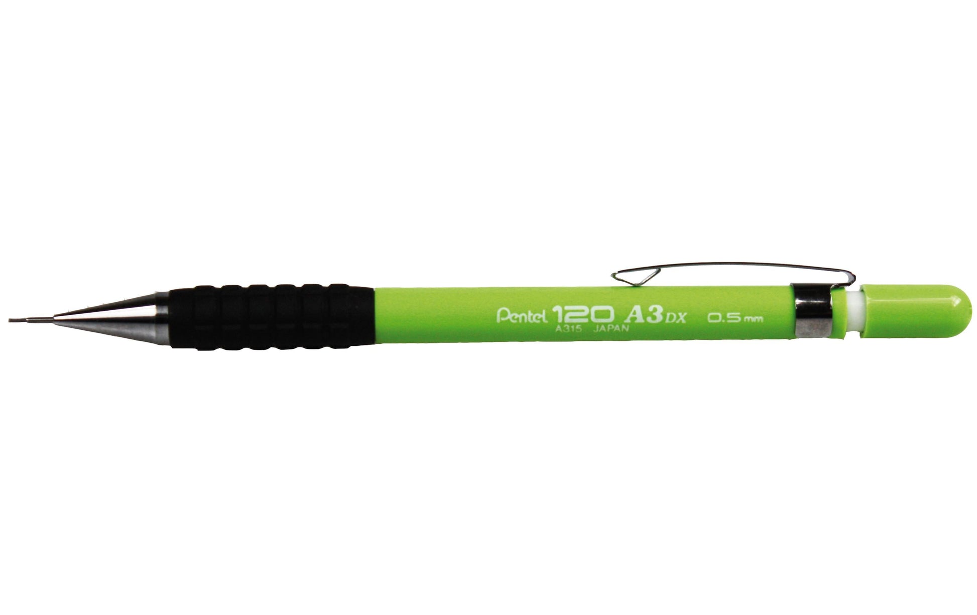Pentel 120 A3 DX Druckbleistift – 0,5 mm, Hellgrün