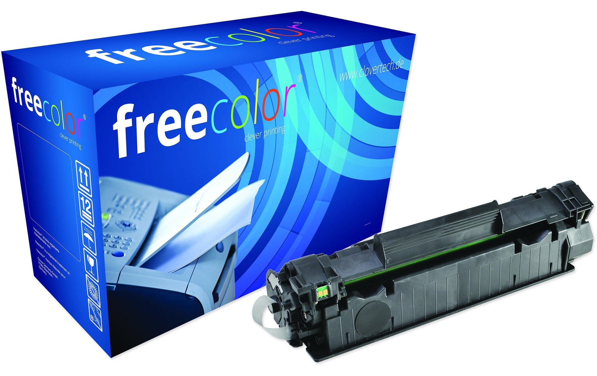 Freecolor 35A (CB435A) Schwarz Toner – Kompatibel – 1'500 Seiten – für HP LaserJet P1002/P1003/P1004 und andere