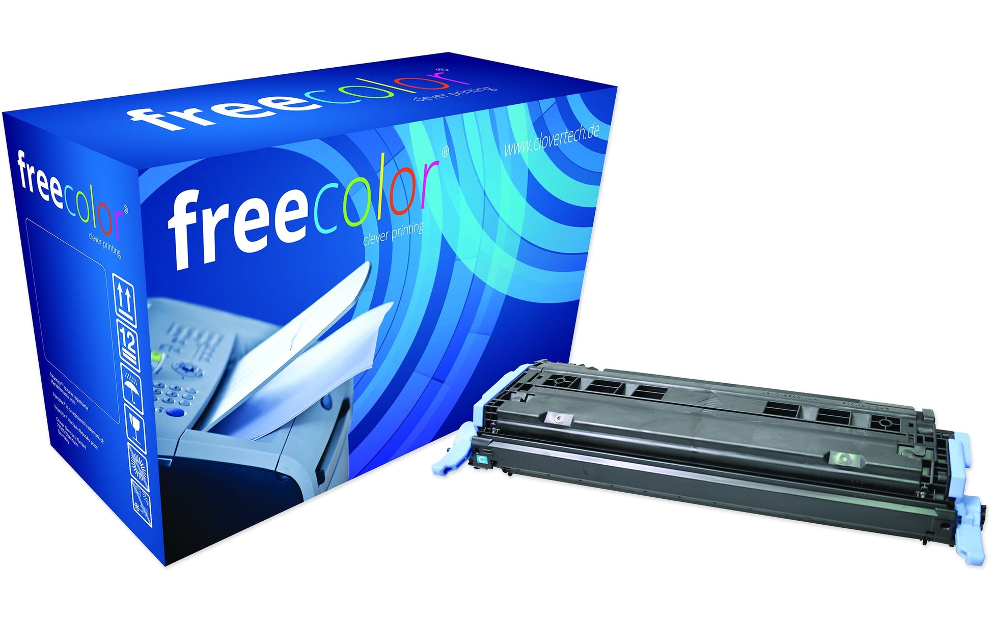 Freecolor Toner Q6000 – cyan, 2000 Seiten – für HP Color Laserjet 1600 TN
