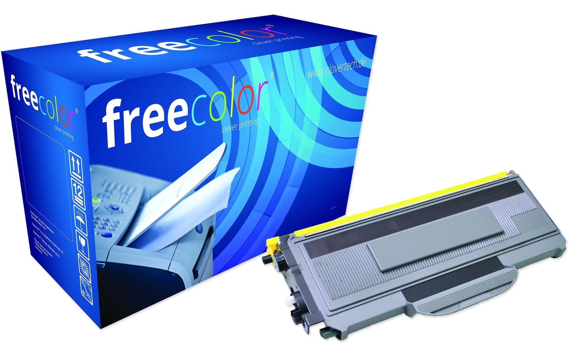 Freecolor TN-2120 Schwarz Toner – Kompatibel – 5'200 Seiten – für Brother MFC-7320/MFC-7440 N/MFC-7840 W und andere