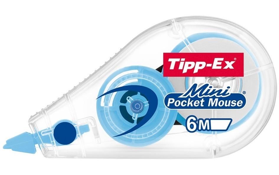 Tipp-Ex Pocket Mouse Mini Korrekturroller 5 mm × 6 m – 10er Pack
