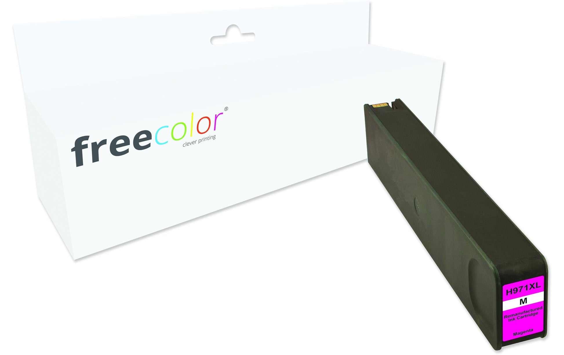 Freecolor Tintenpatrone 970, magenta, 6'600 Seiten, kompatibel – für HP Officejet Pro X551, X451, X476 und andere