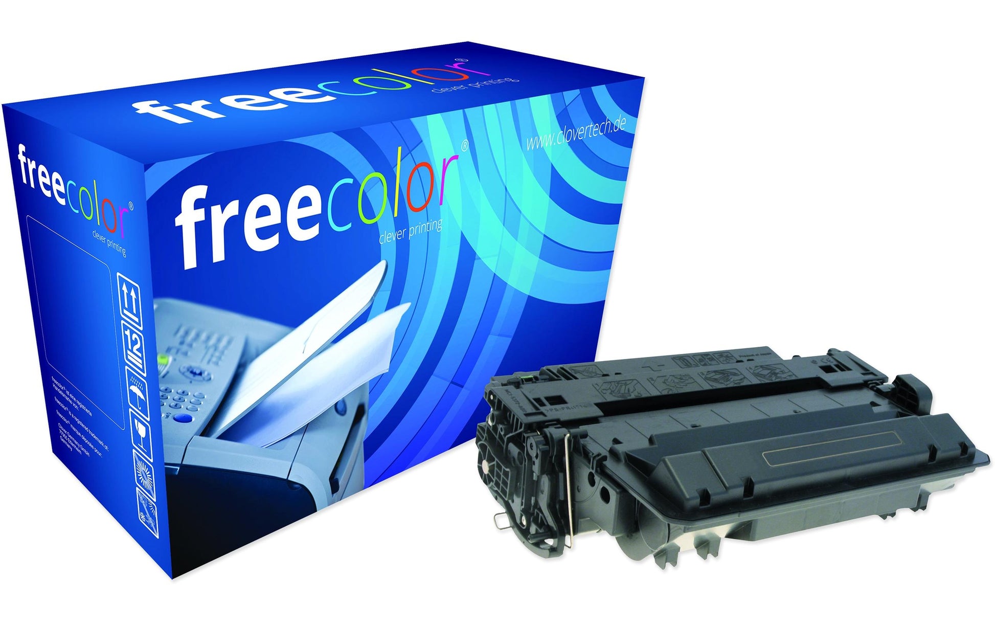 Freecolor Toner CE255X-XXL – schwarz, 19000 Seiten – für HP LaserJet P3015 und andere