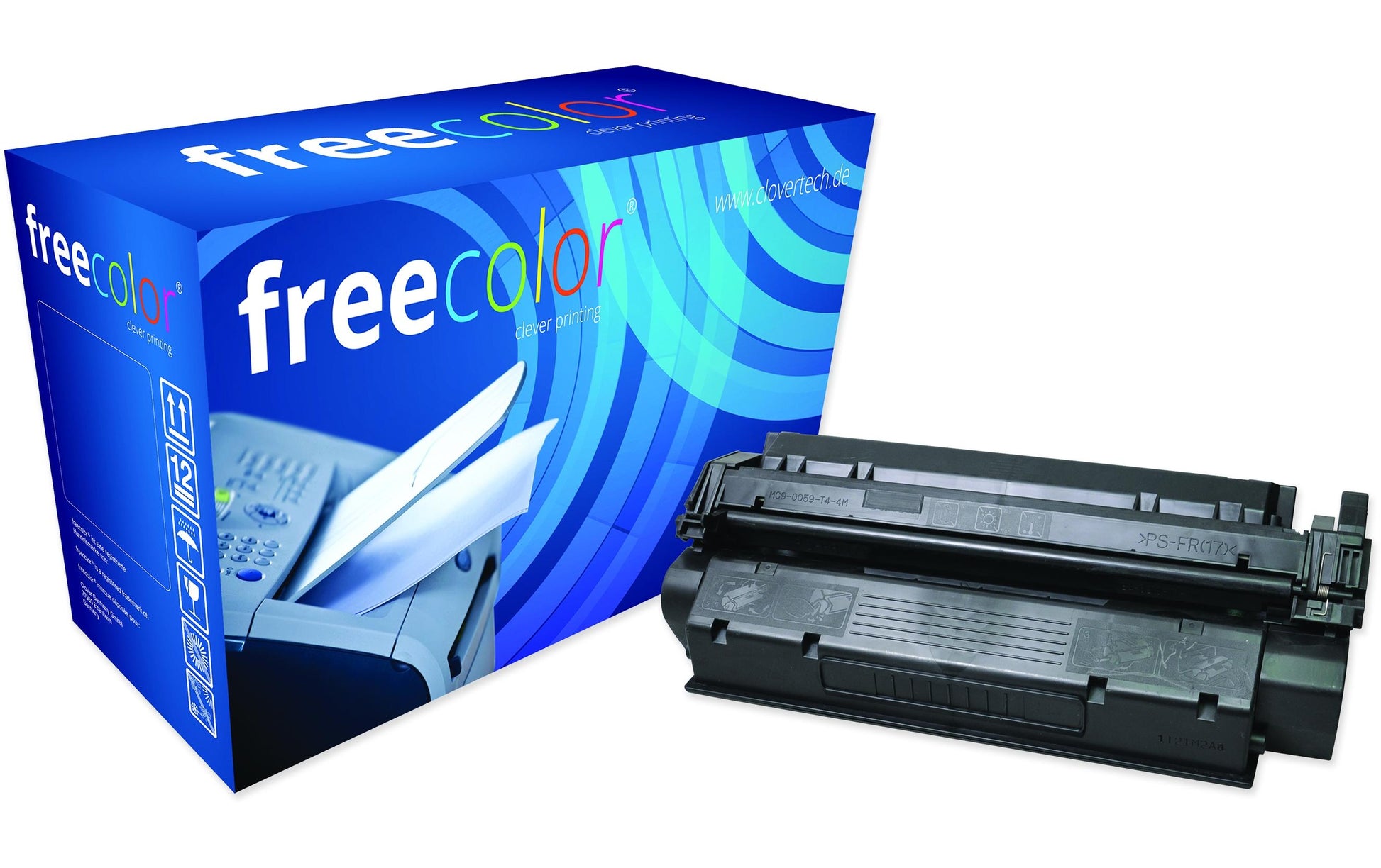Freecolor Toner 7833A002 – schwarz, 3500 Seiten – für Canon Fax L 380/390/400 und andere