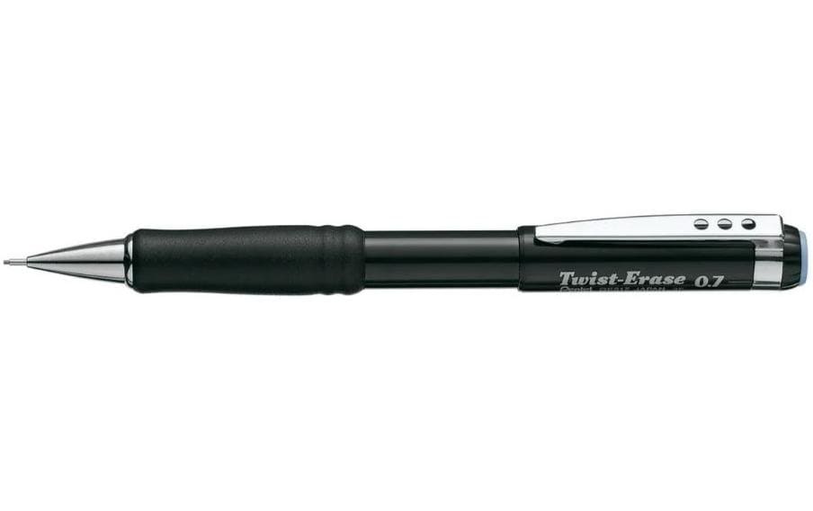 Pentel Twist-Erase Druckbleistift – 0,7 mm, schwarz
