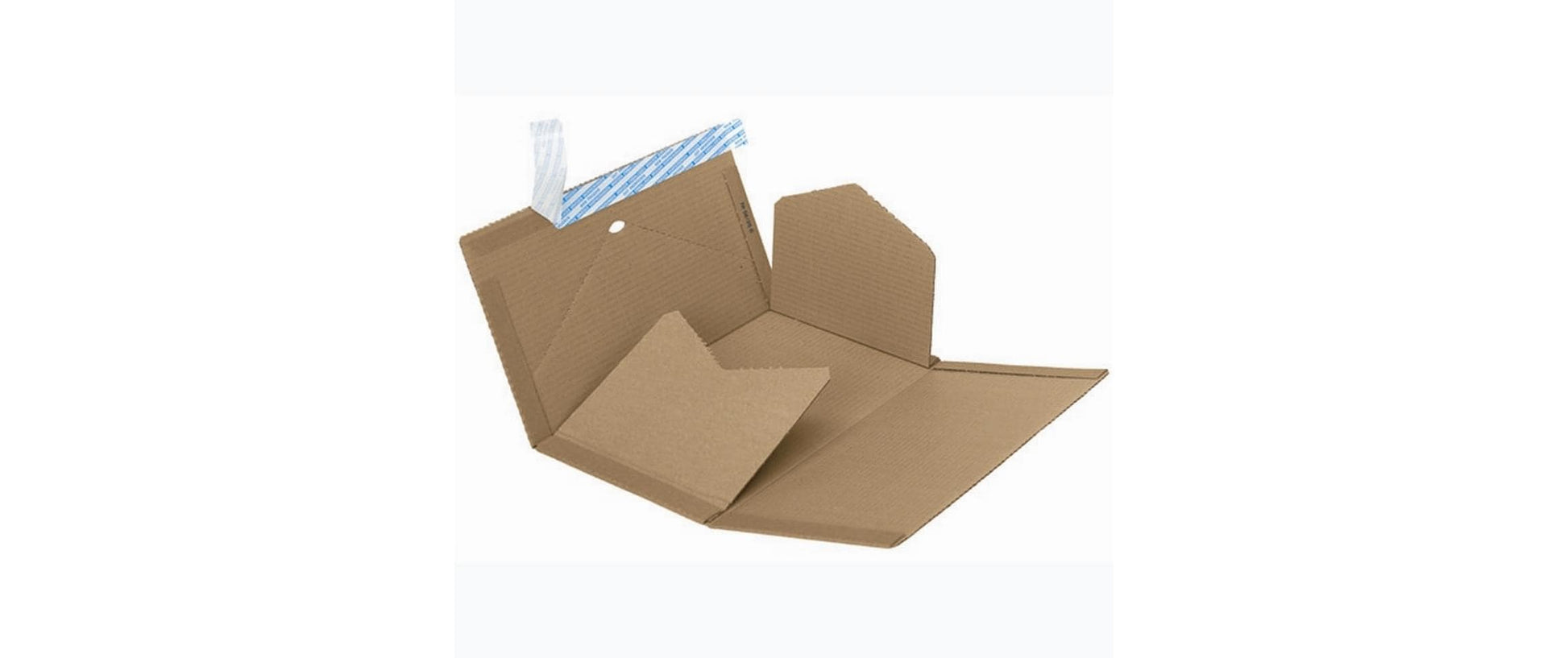 Brieger Varifix Karton-Versandtasche – 215 × 305 × 0–60 mm, selbstklebend, Karton, braun – 50 Stk.