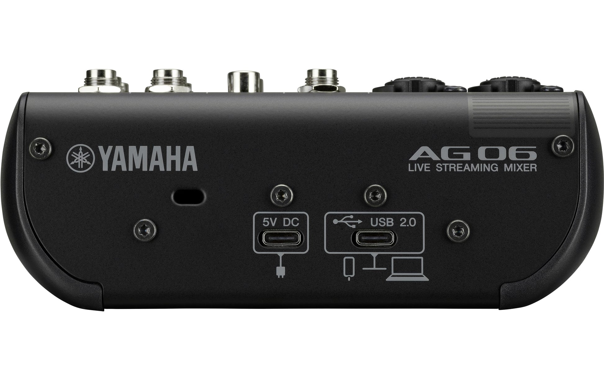 Yamaha AG06 MK2 – 6-Kanal Mixer, USB-Audio-Interface, integrierte Effektsektion, Schwarz