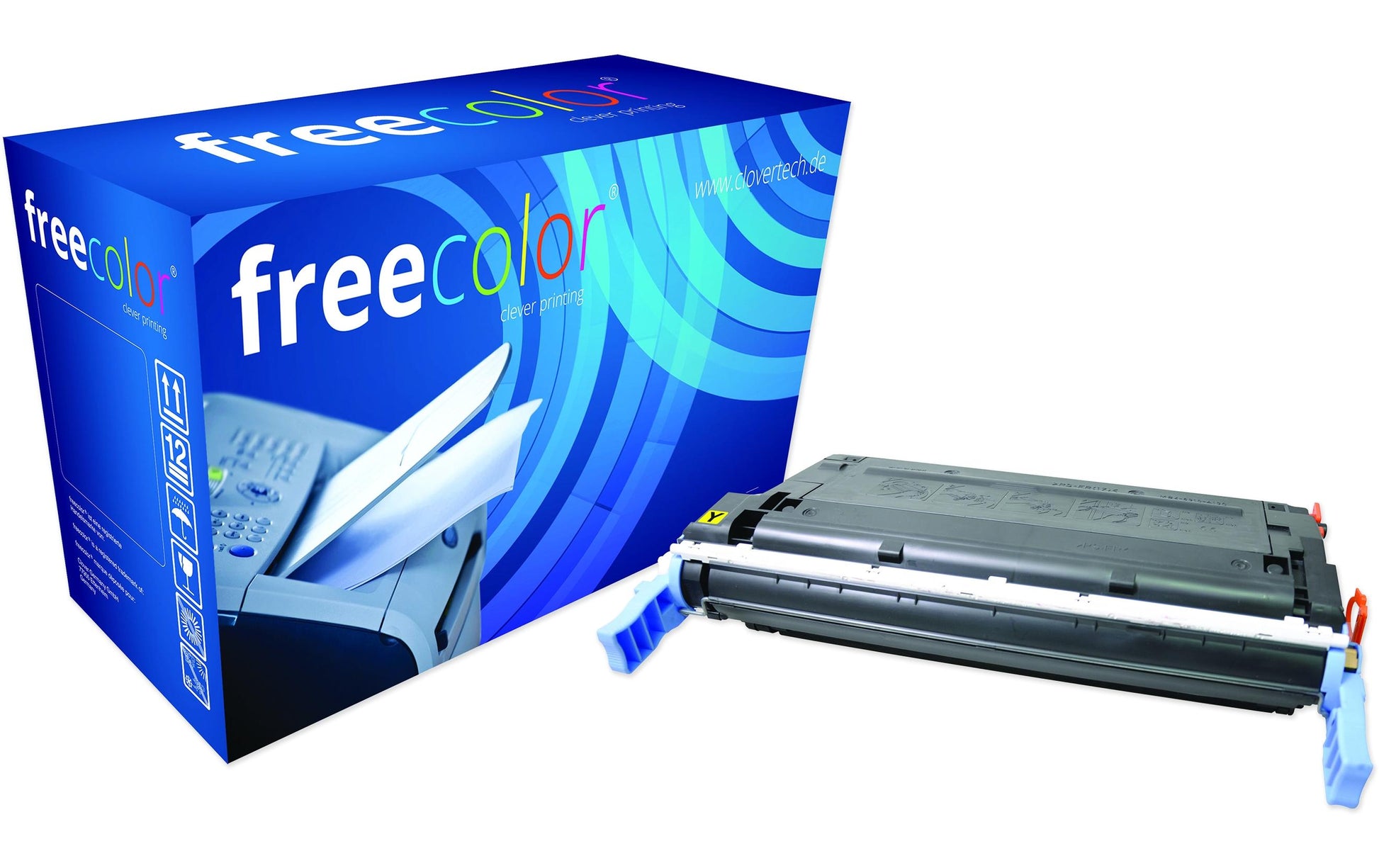 Freecolor Toner C9722 – Gelb, 8000 Seiten – für HP Color LaserJet 4600/4610/4650