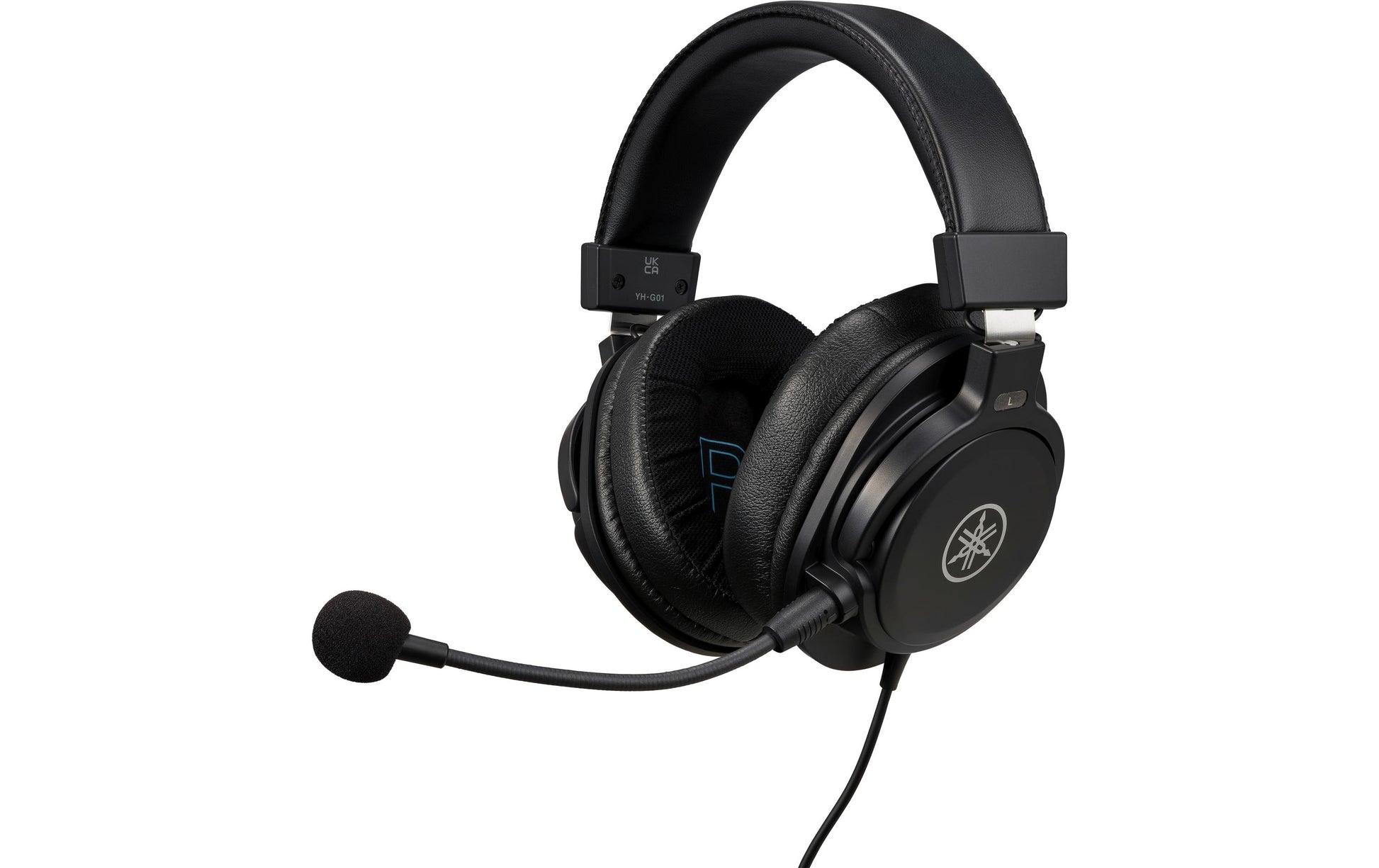 Yamaha YH-G01 – Gaming-Headset (Over-Ear) – 3,5 mm Klinke, geschlossen, Boom-Mikrofon – schwarz – für Mac