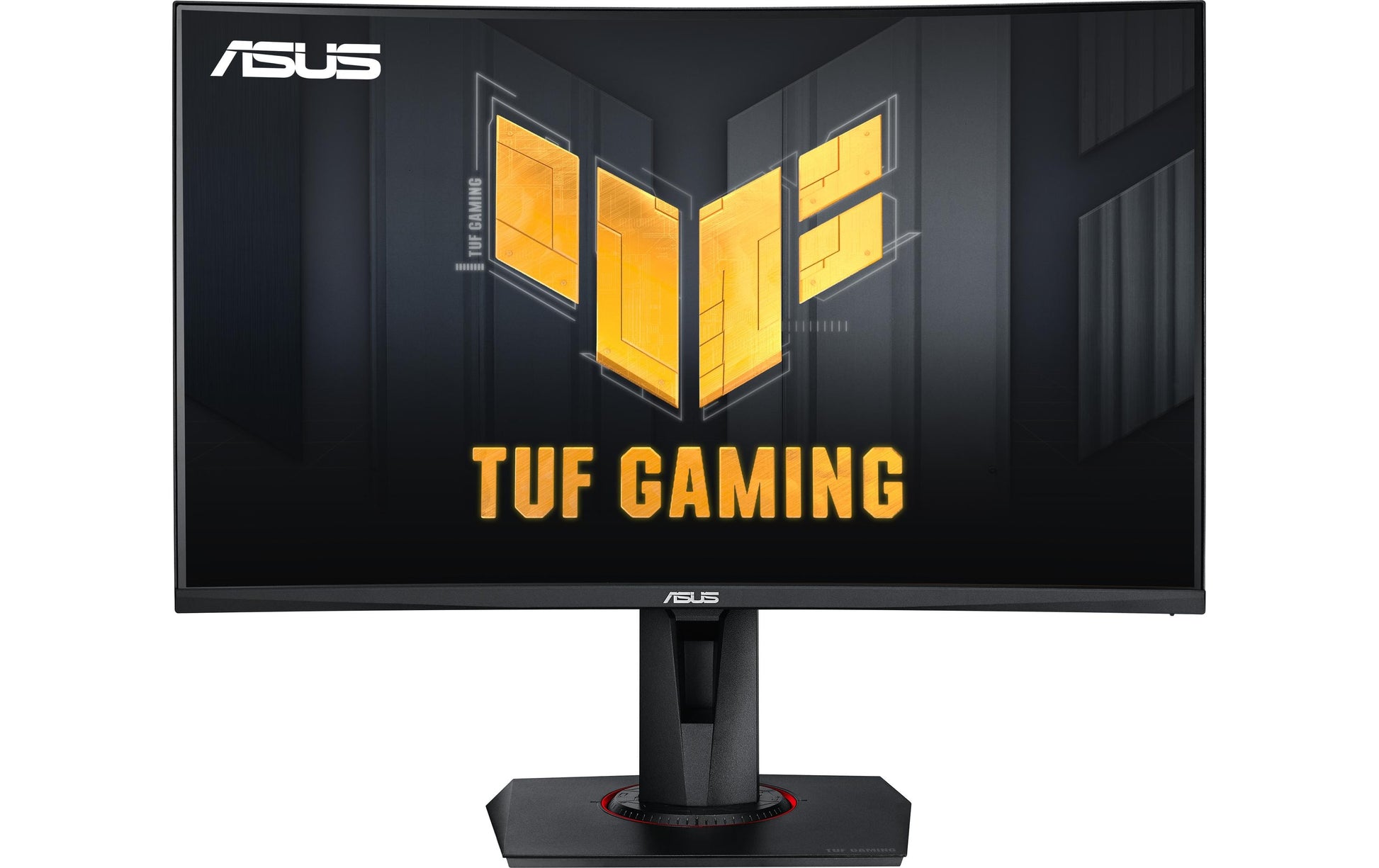 ASUS TUF Gaming VG27VQM – Monitor, 27", VA, 240 Hz, 350 cd/m², Gebogen, USB-Hub, VESA 100 × 100, Schwarz