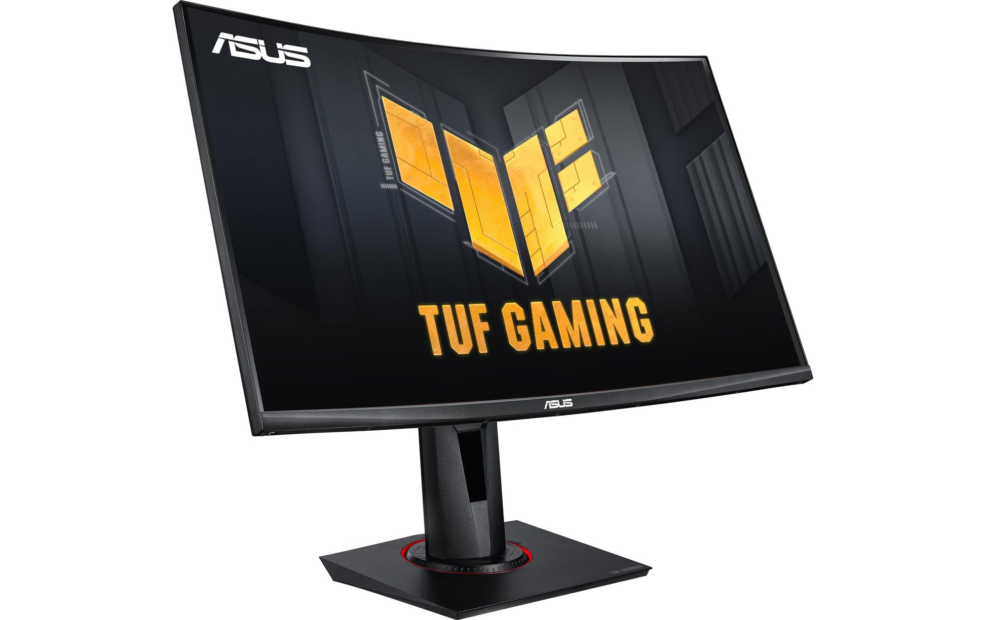 ASUS TUF Gaming VG27VQM – Monitor, 27", VA, 240 Hz, 350 cd/m², Gebogen, USB-Hub, VESA 100 × 100, Schwarz