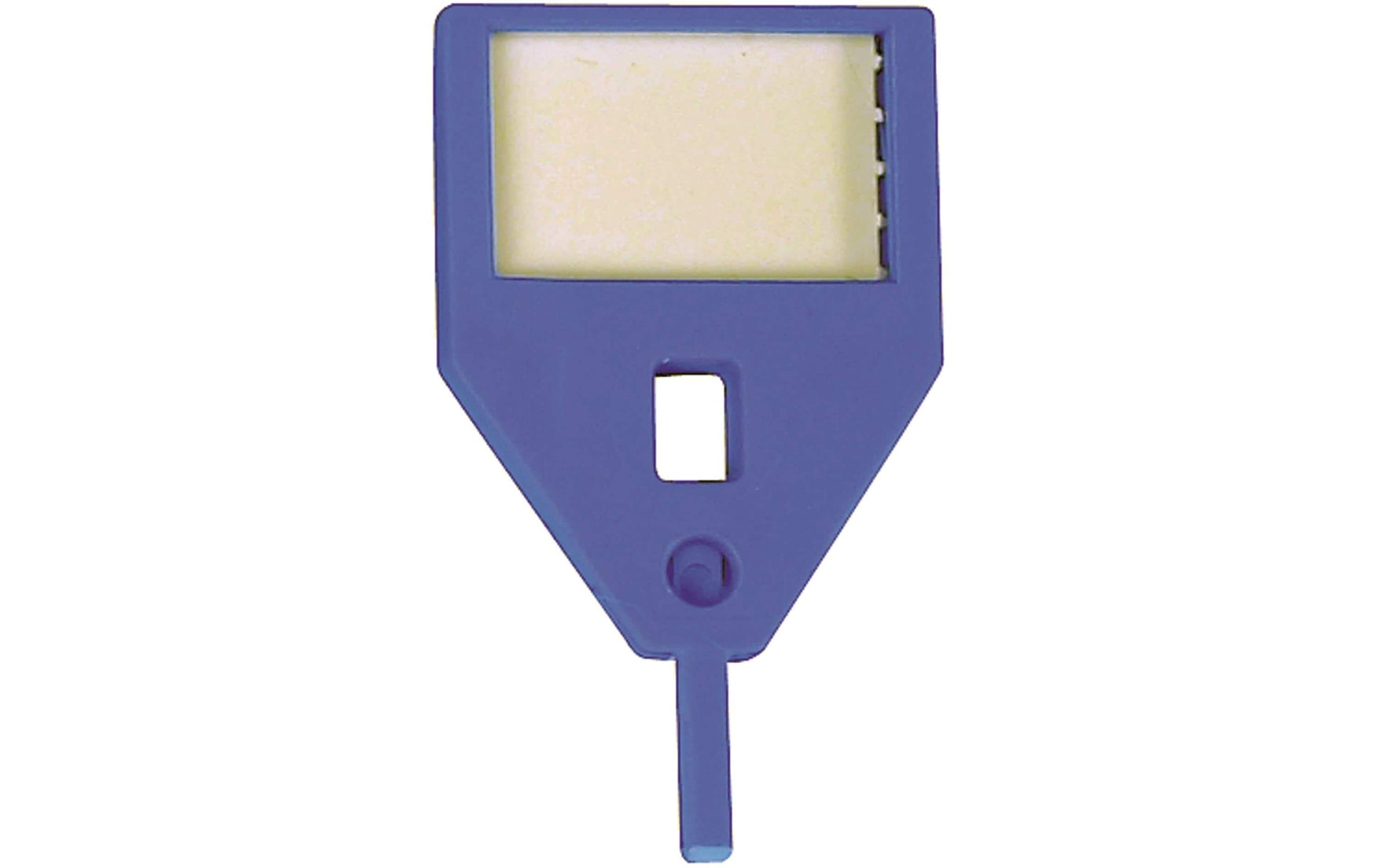 Rieffel Schlüsselschild – Kunststoff, Blau, 10er-Pack