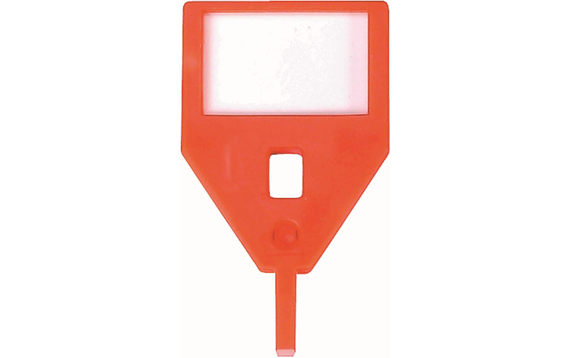 Rieffel Schlüsselanhänger Visu-Color – Kunststoff, Orange, 10er-Pack