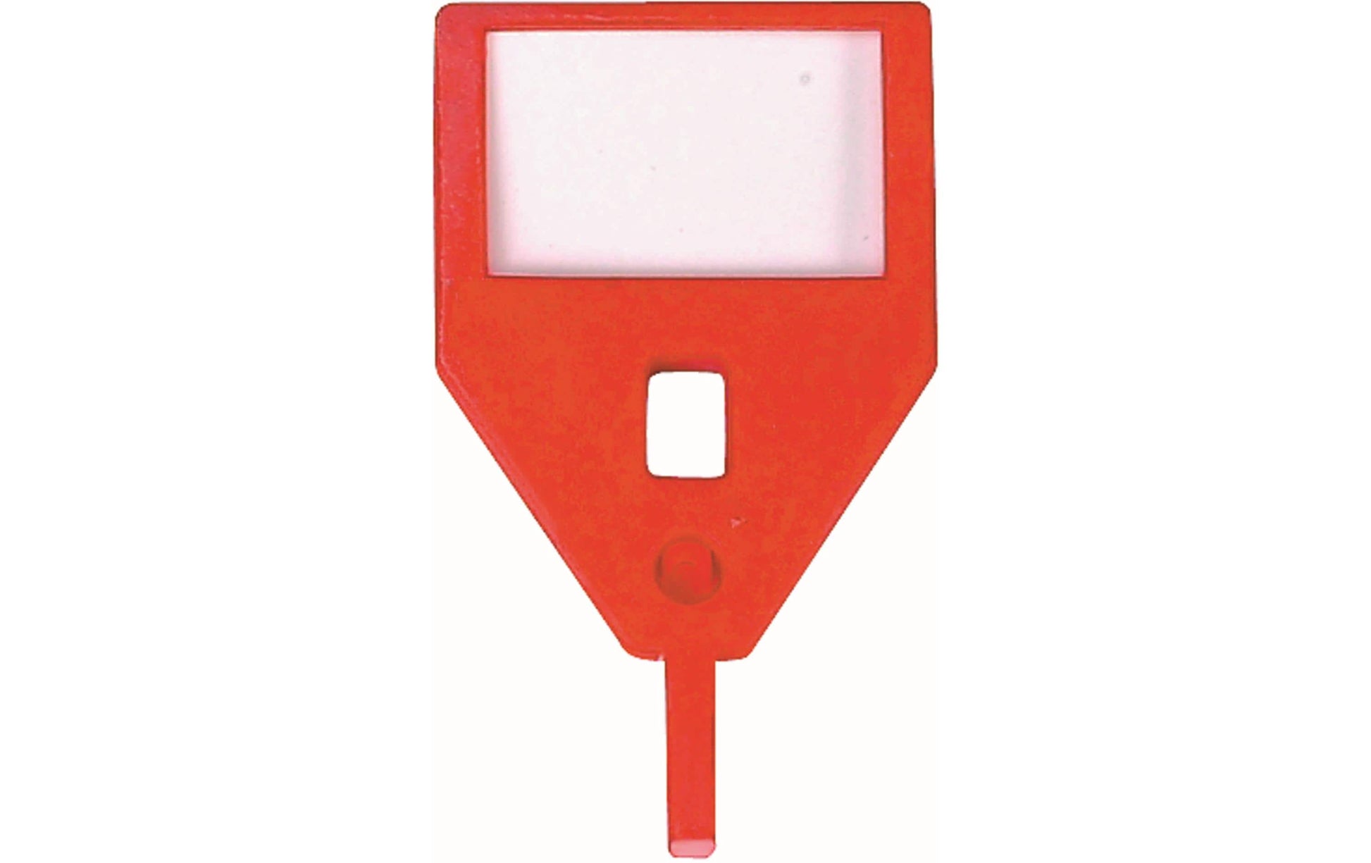 Rieffel Schlüsselanhänger – Kunststoff, Rot, 10er-Pack