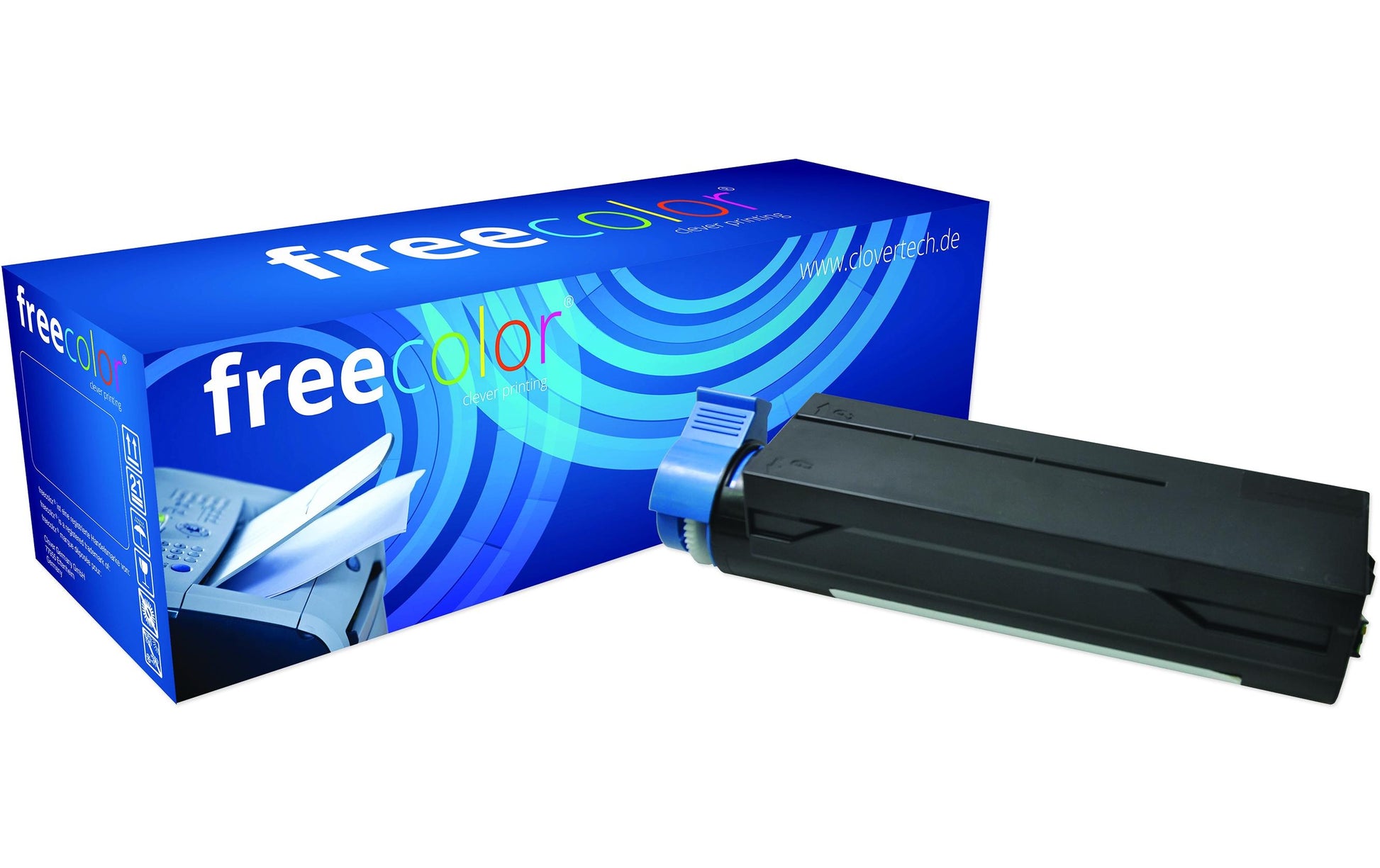 Freecolor Free Color – Toner 44574802 – Schwarz, 7000 Seiten – für OKI B431/MB461/MB471 und andere