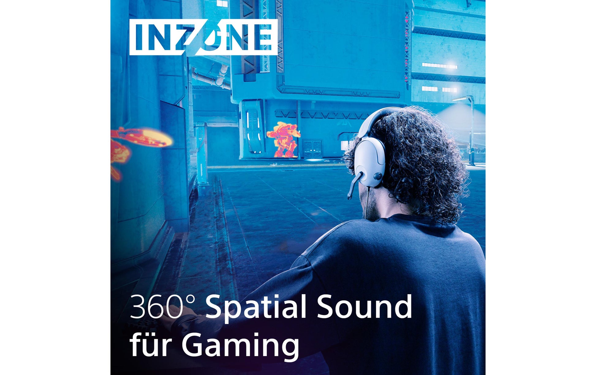 Sony INZONE H3 – Verkabeltes Gaming-Headset – 3,5 mm Klinke, Surround-Sound – Weiss – für PS5