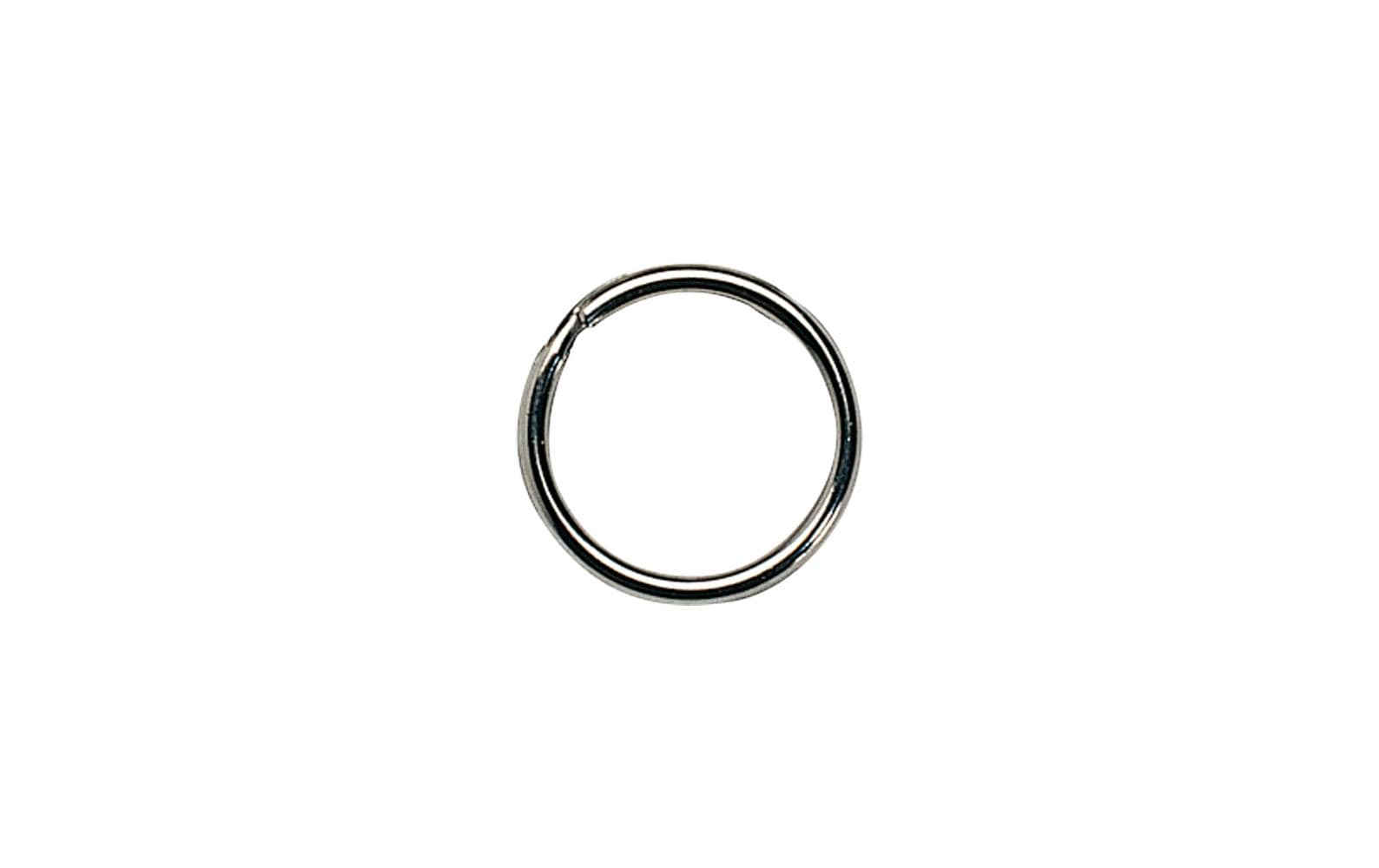 Rieffel Schlüsselring – Nickel-Stahl, Silber, Ø 25 mm, 100er-Pack