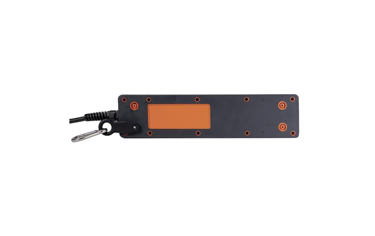 Steffen IP55 Professional Steckdosenleiste, 6×T25, 5 m, Klappdeckel, Eingang T25, IP55 – Rot