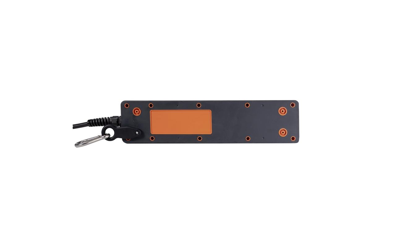 Steffen IP55 Professional Steckdosenleiste, 6×T13, ohne Schalter, 5 m, Eingang T12 – schwarz/blau