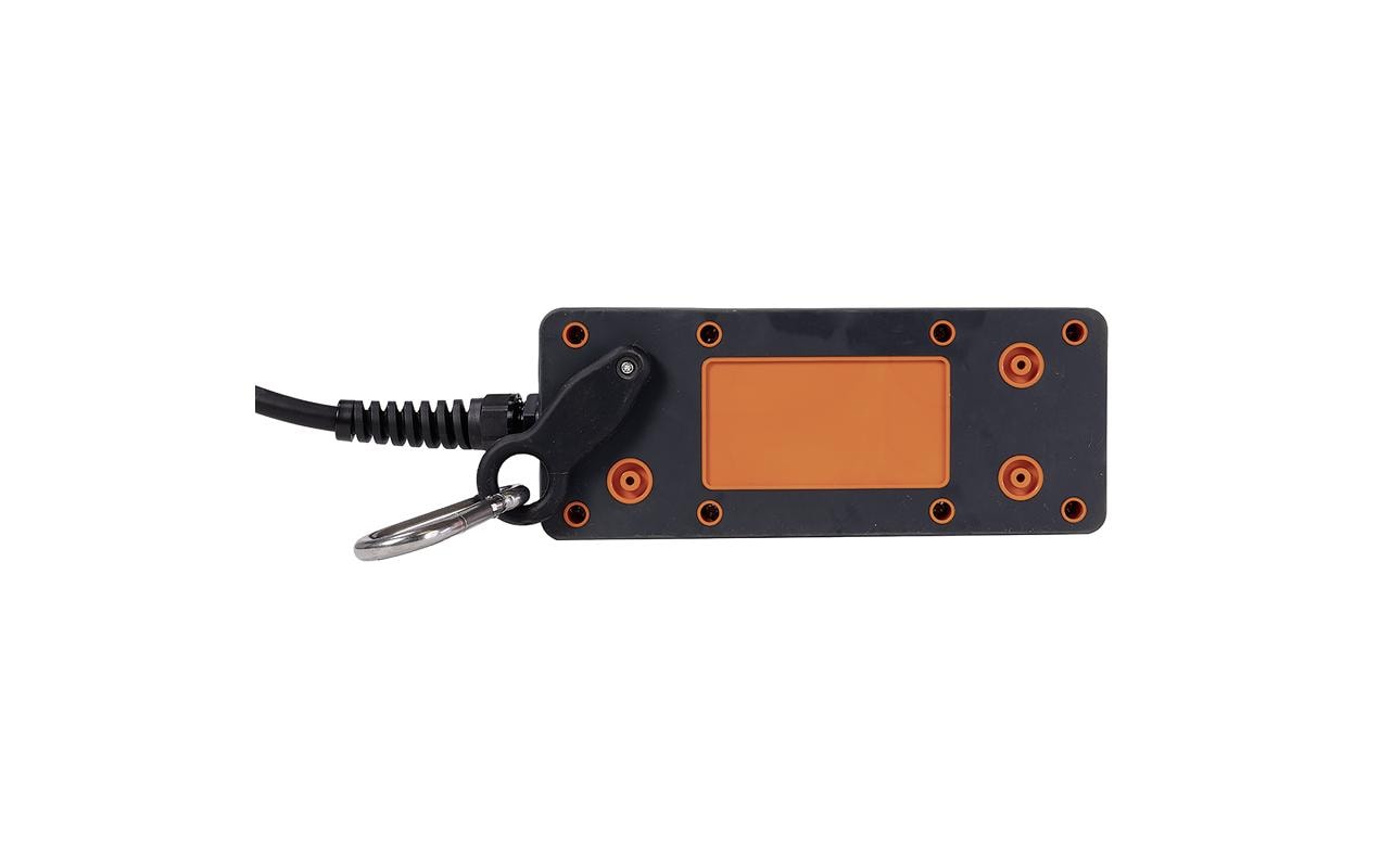 Steffen IP55 Professional Steckdosenleiste, 3×T13, ohne Schalter, 3 m, Eingang T12, IP55 – schwarz/blau